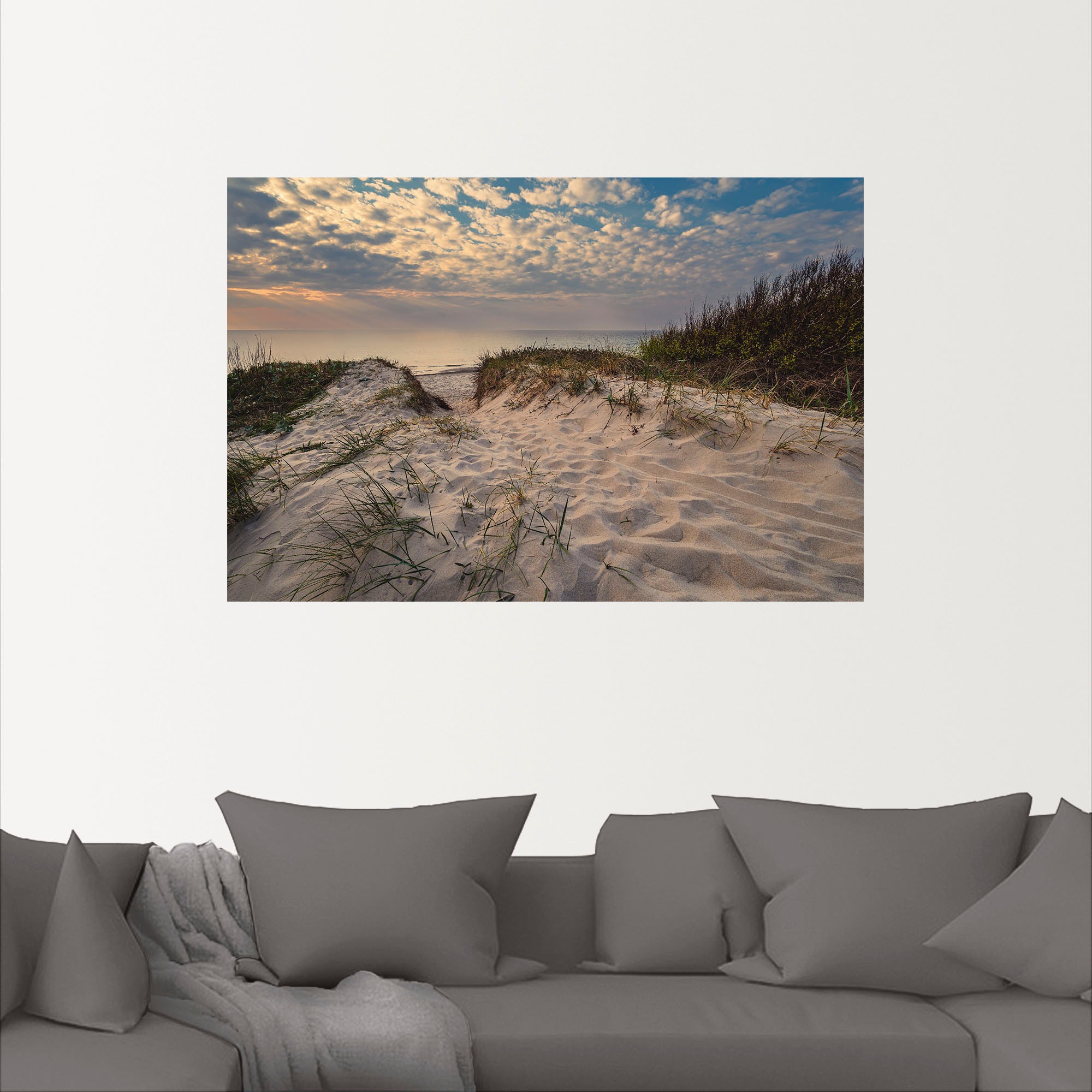 Artland Wandbild »Strand an Küste der Ostsee Graal Müritz«, Küstenbilder, (1 St.), als Poster, Wandaufkleber in verschied. Größen