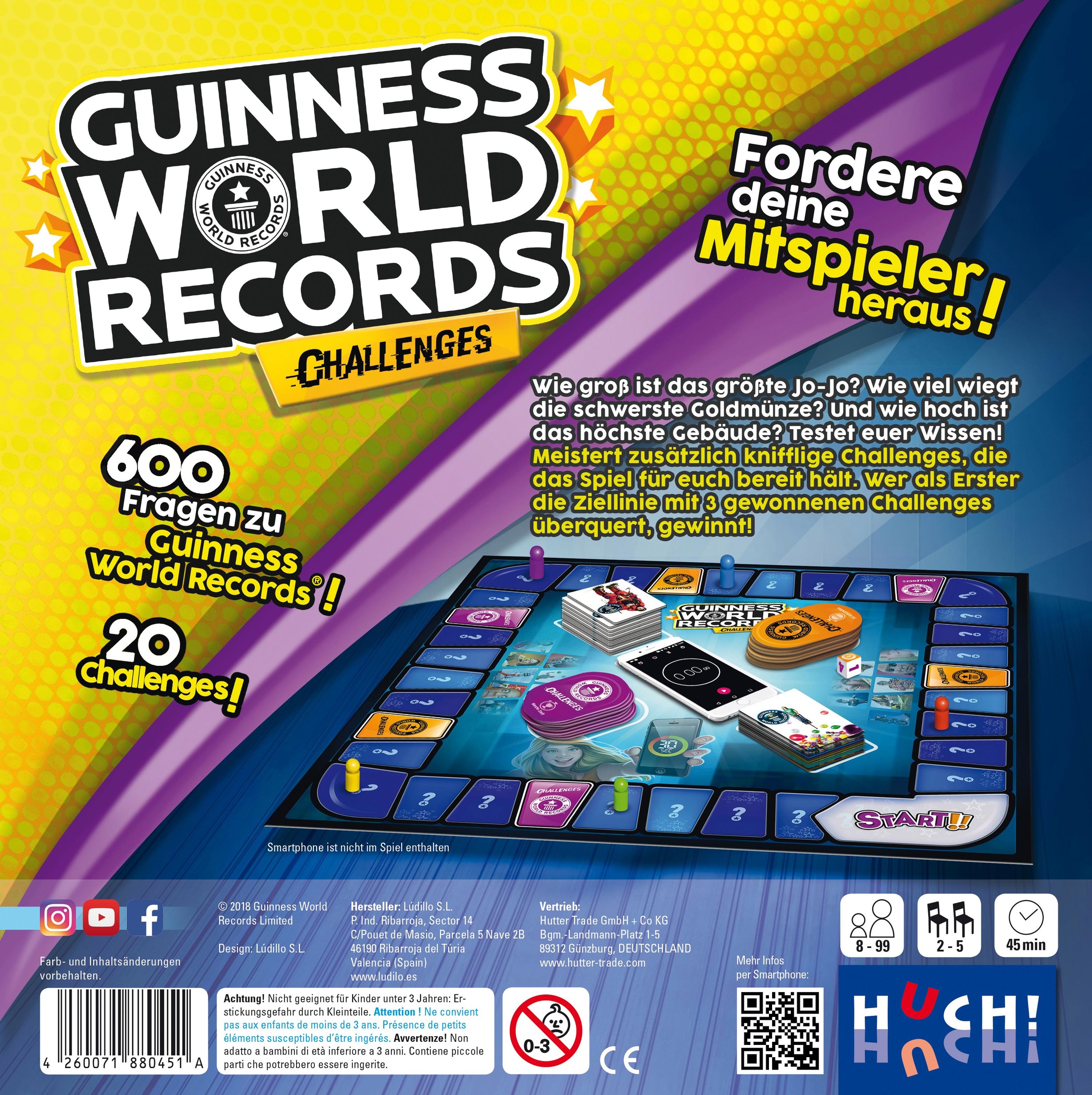 HUCH! Spiel »Guinness World Record Challenges«