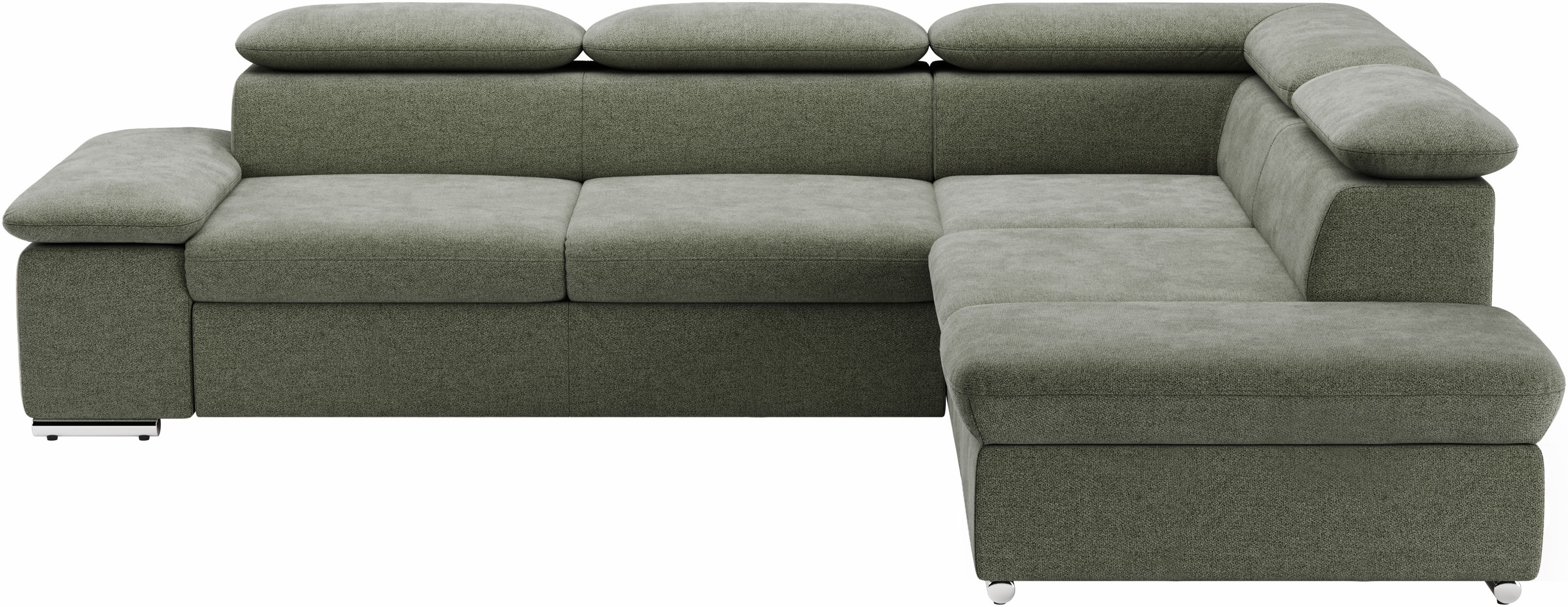 sit&more Ecksofa "Valantine L-Form, B: 272 cm, Armteilverstellung, Kopfteilverstellung" optional Schlaffunktion, Komfortsofa, modern