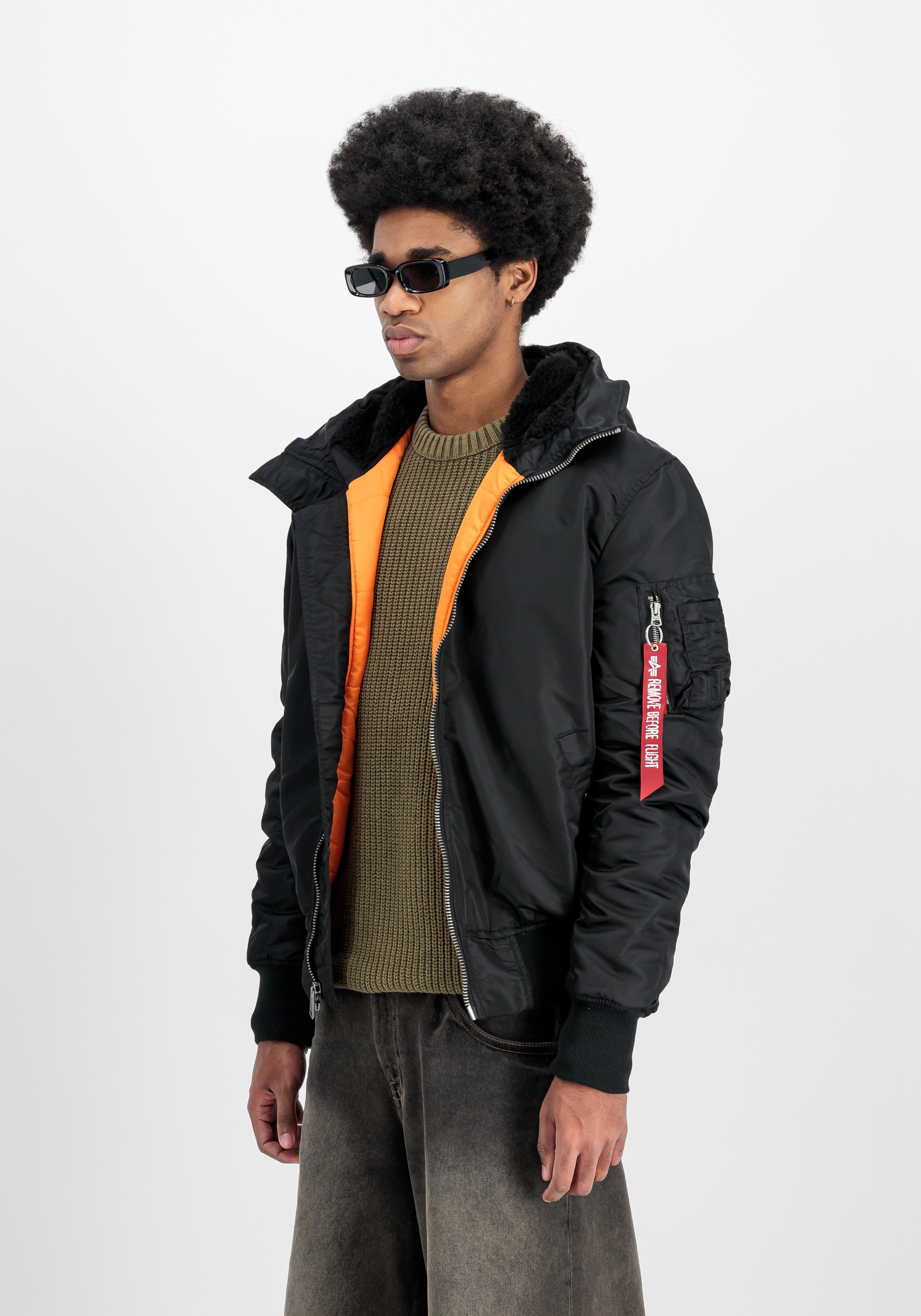 Alpha Industries Bomberjacke "MA-1 Hooded"
