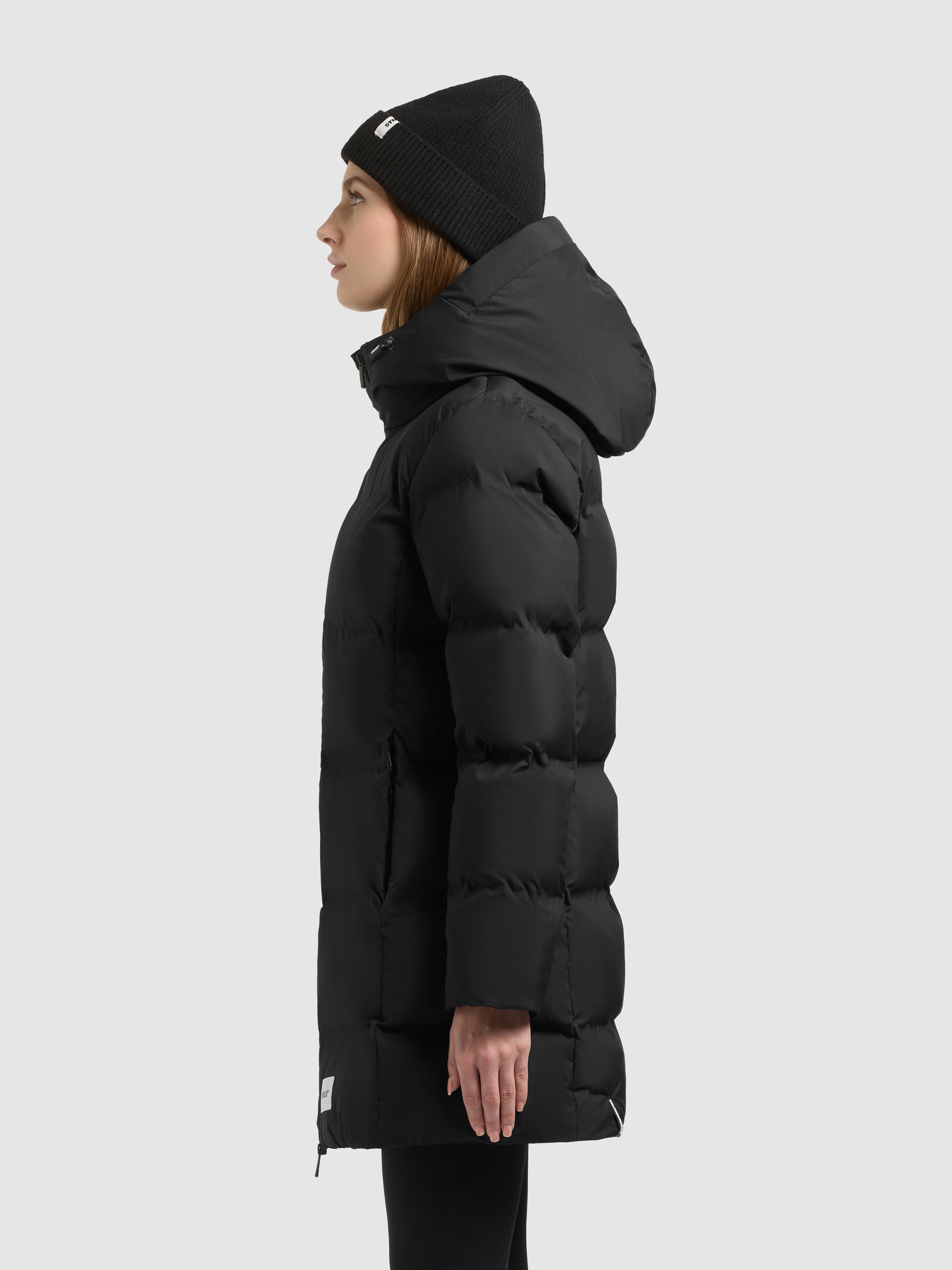 khujo Steppjacke »TANARE5« mit Kapuze Reißverschlusstaschen mit Fleecefutter