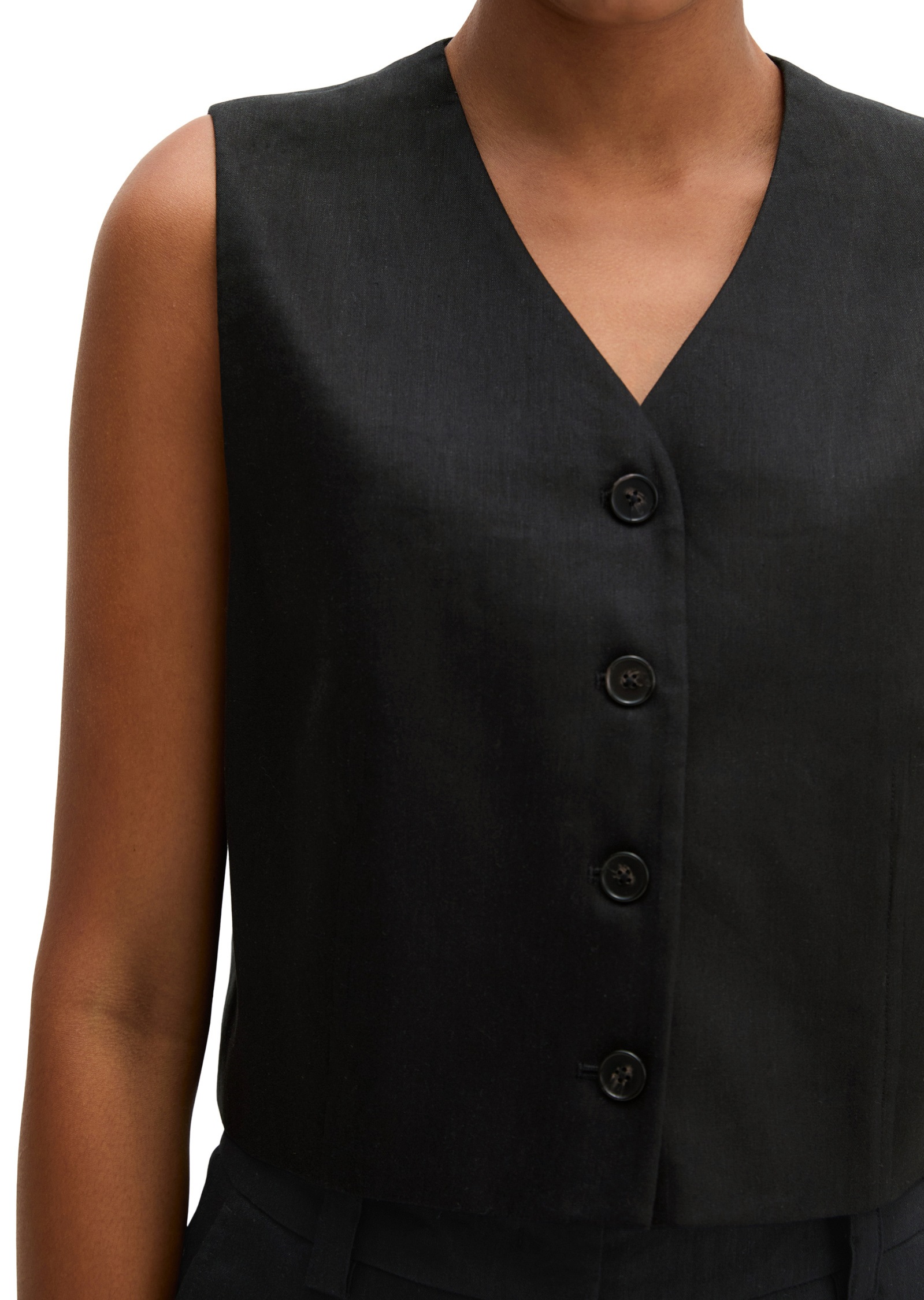 Marc O'Polo Anzugweste »aus Viskose-Leinen-Stretch«