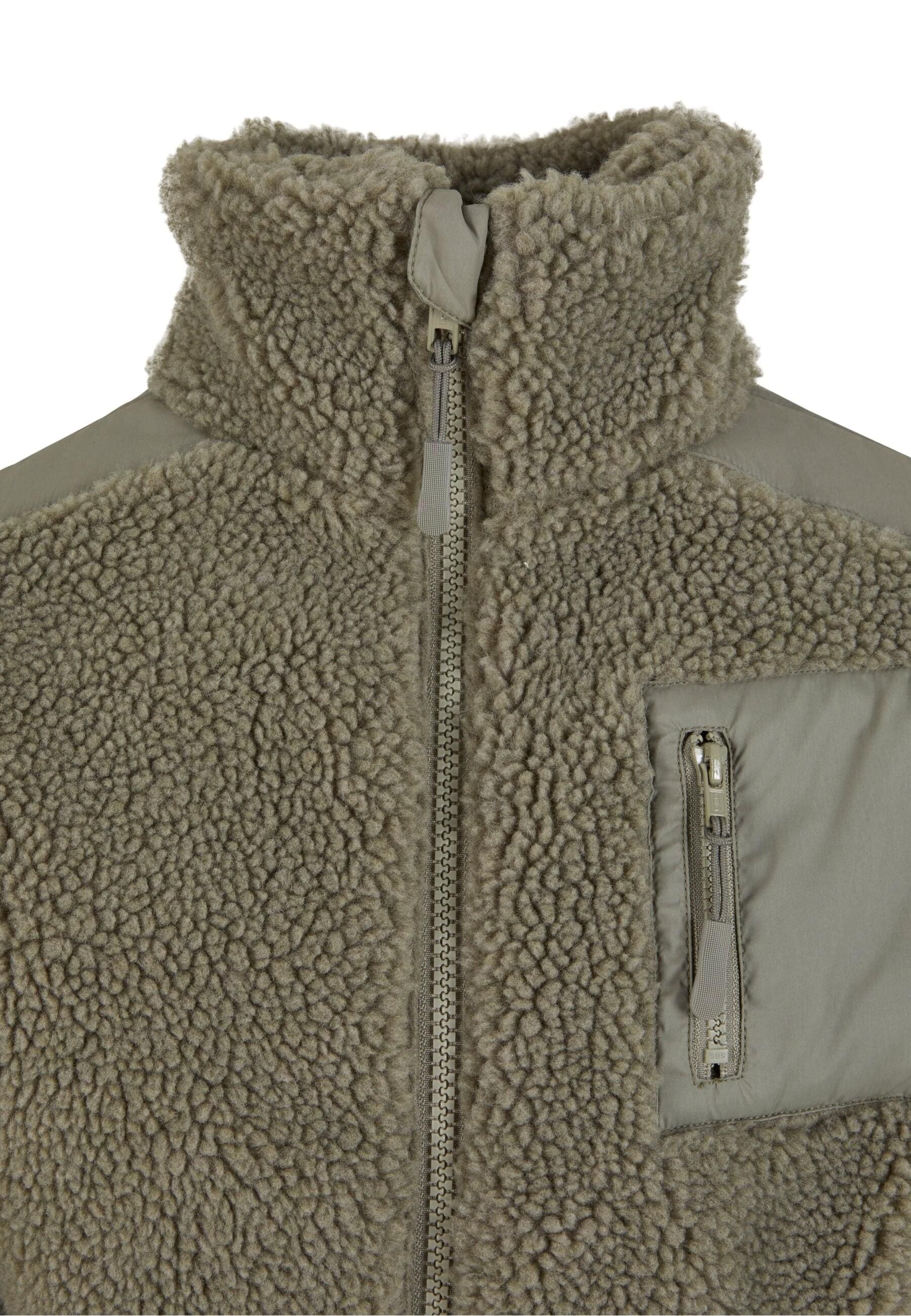 URBAN CLASSICS Winterjacke »Urban Classics Girls Sherpa Mix Jacket«, (1 St.), ohne Kapuze