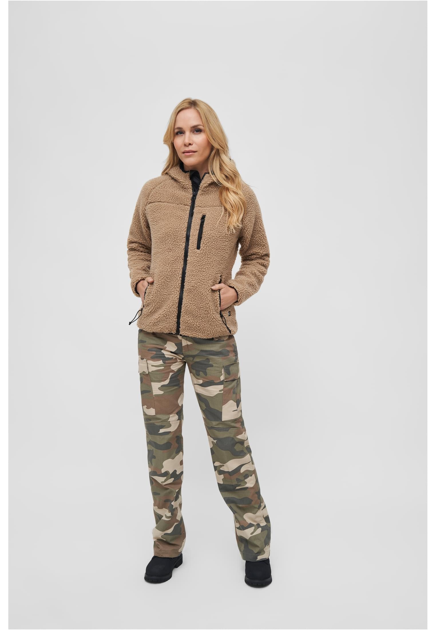 Ladies Outdoorjacke BAUR | St.), für Teddyfleecejacket«, Brandit mit Kapuze kaufen (1 »Damen