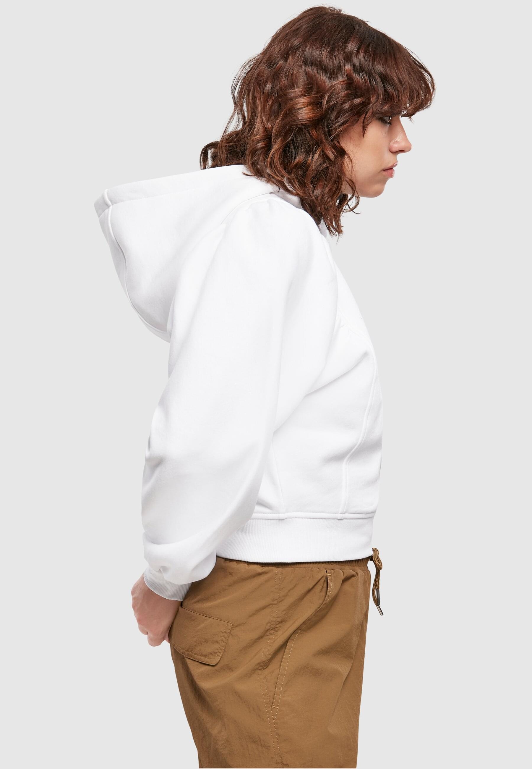 URBAN CLASSICS Kapuzenpullover »Urban Classics Damen Ladies Organic Gathering Batwing Hoody«, (1 tlg.)