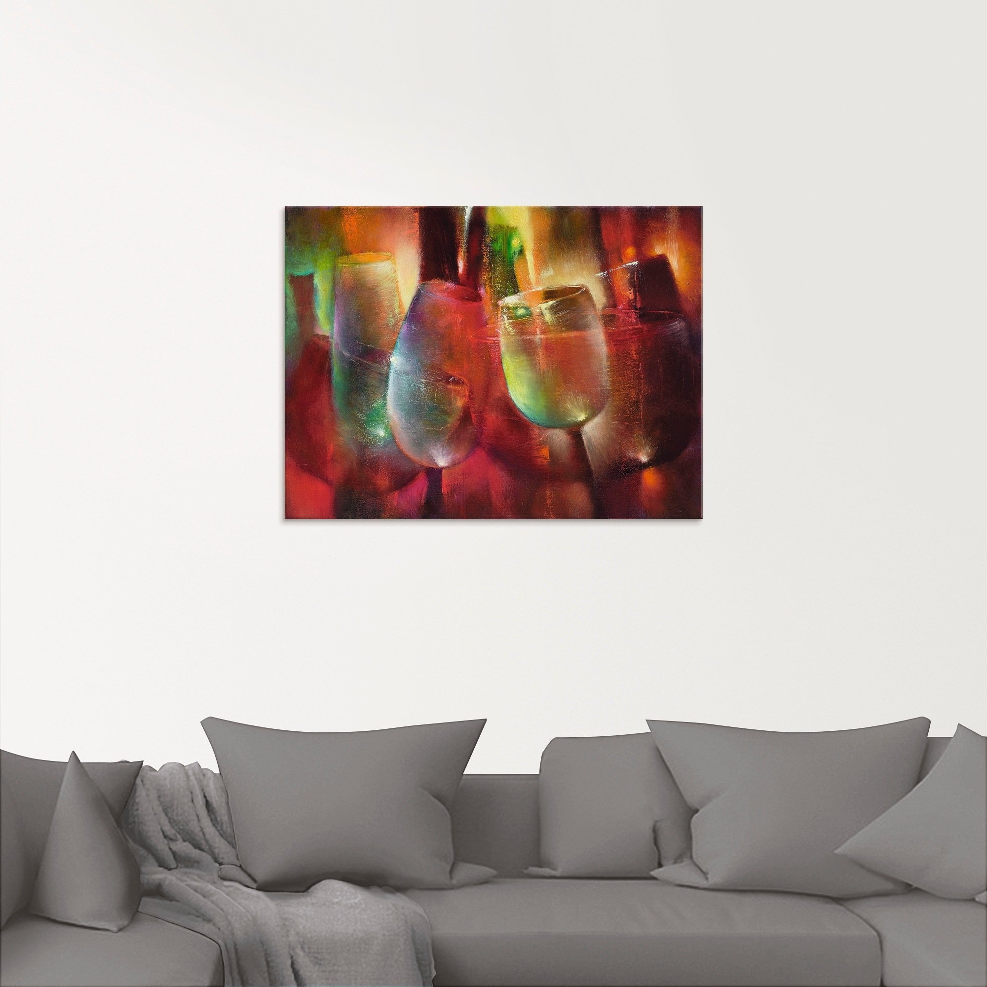 Thumbnail - Artland Glasbild "Zu später Stunde II", Getränke, (1 St.), in verschiedenen Größen