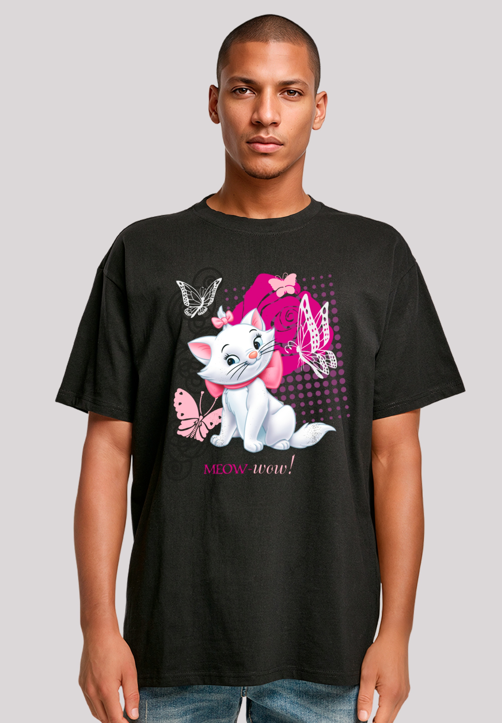 F4NT4STIC T-Shirt "Aristocats Marie Meow Schmetterling", Premium Qualität günstig online kaufen