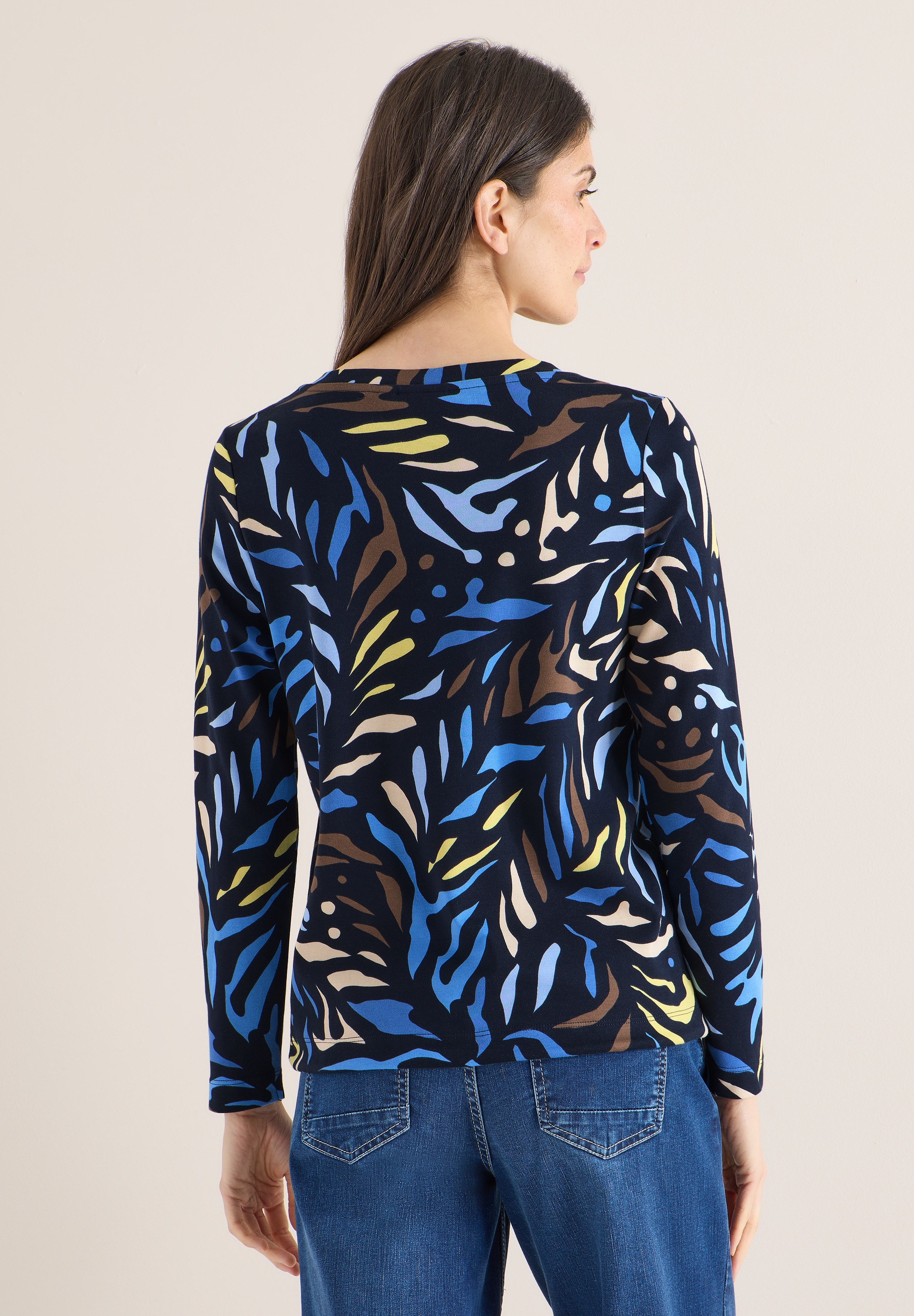 Cecil Langarmshirt im soften Baumwoll-Mix günstig online kaufen