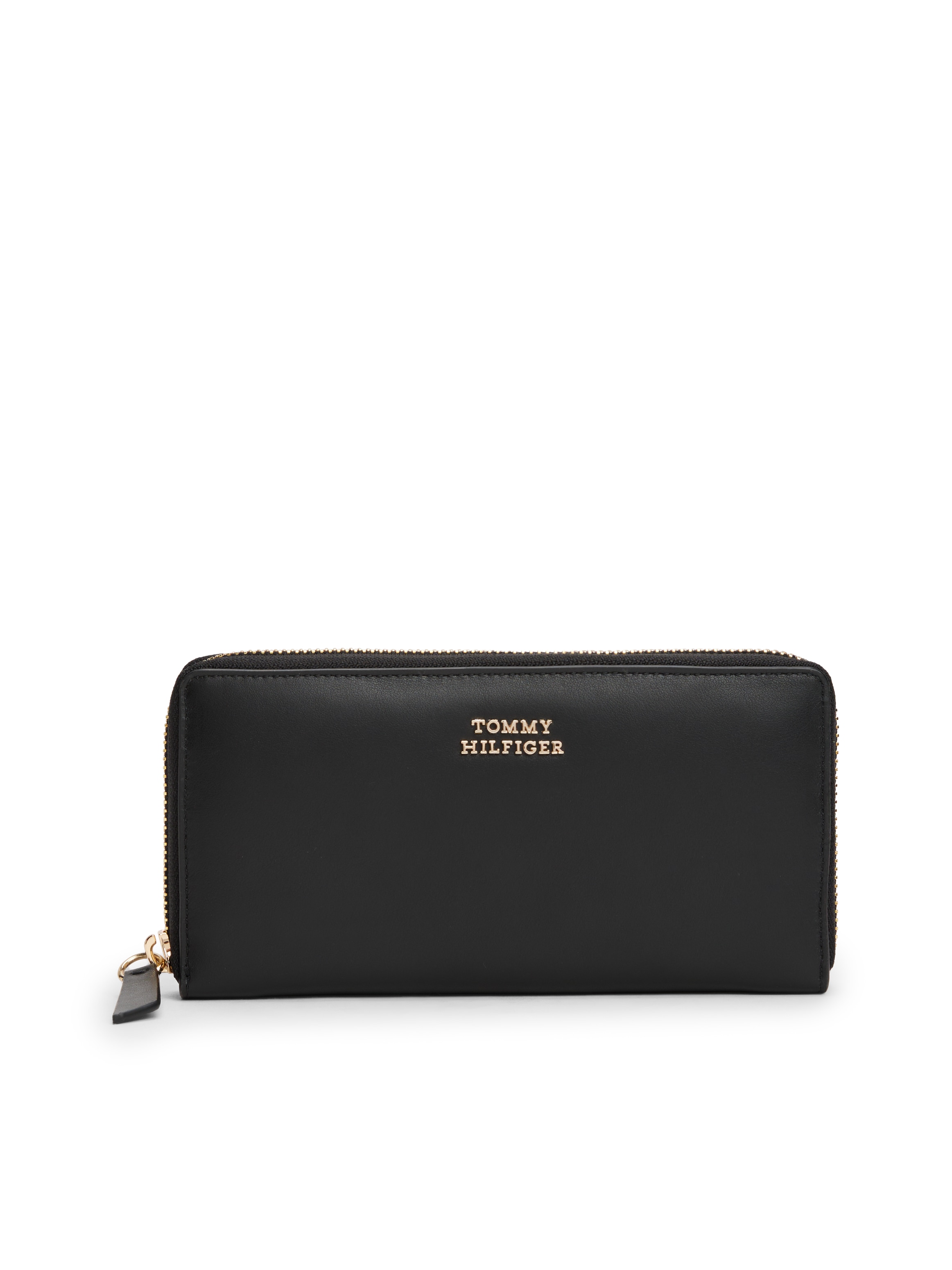 Tommy Hilfiger Geldbörse "TH LEATHER SLG LRG ZA", Damen Geldbeutel, Portemo günstig online kaufen