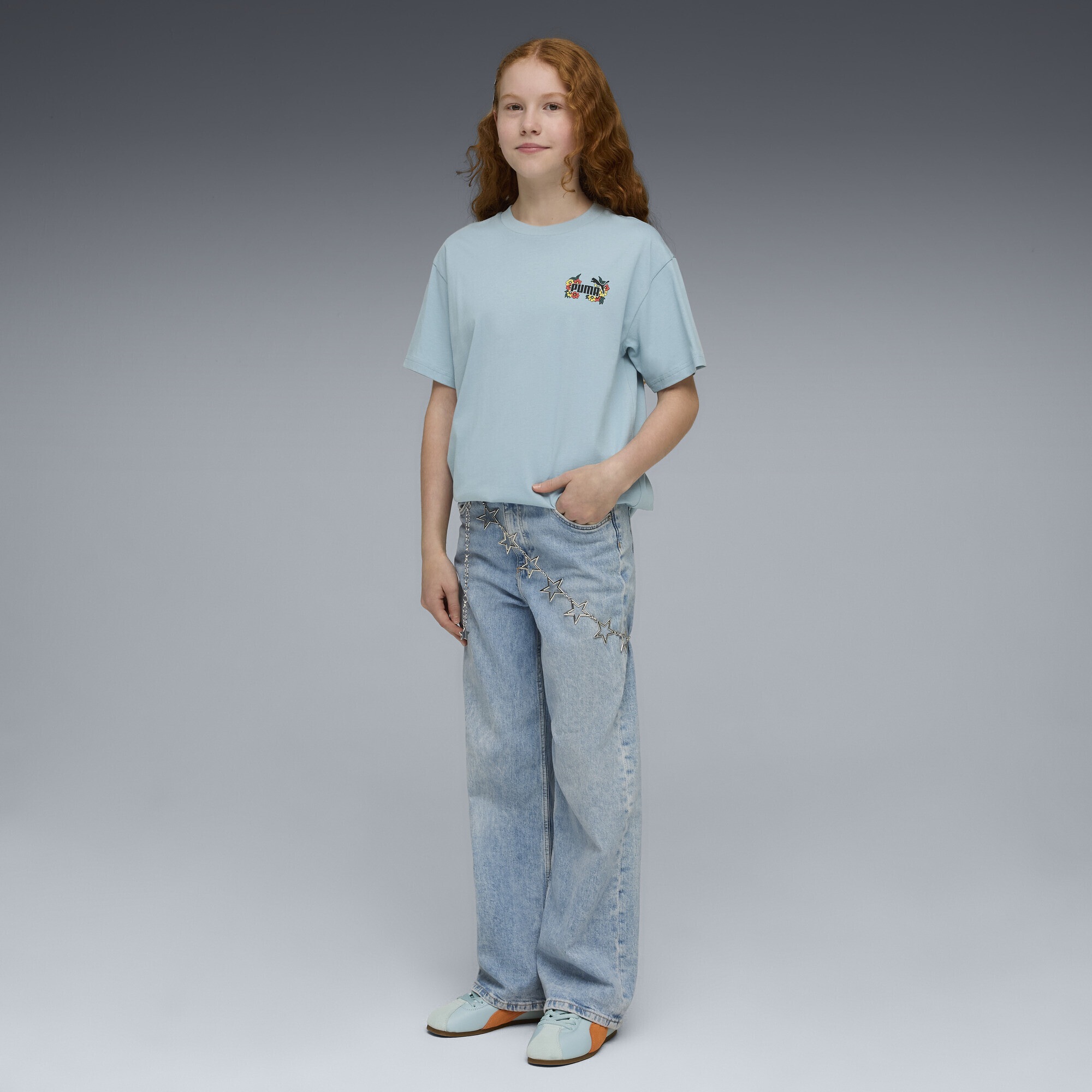 PUMA T-Shirt »MID 90s Relaxed Graphic T-Shirt Mädchen«