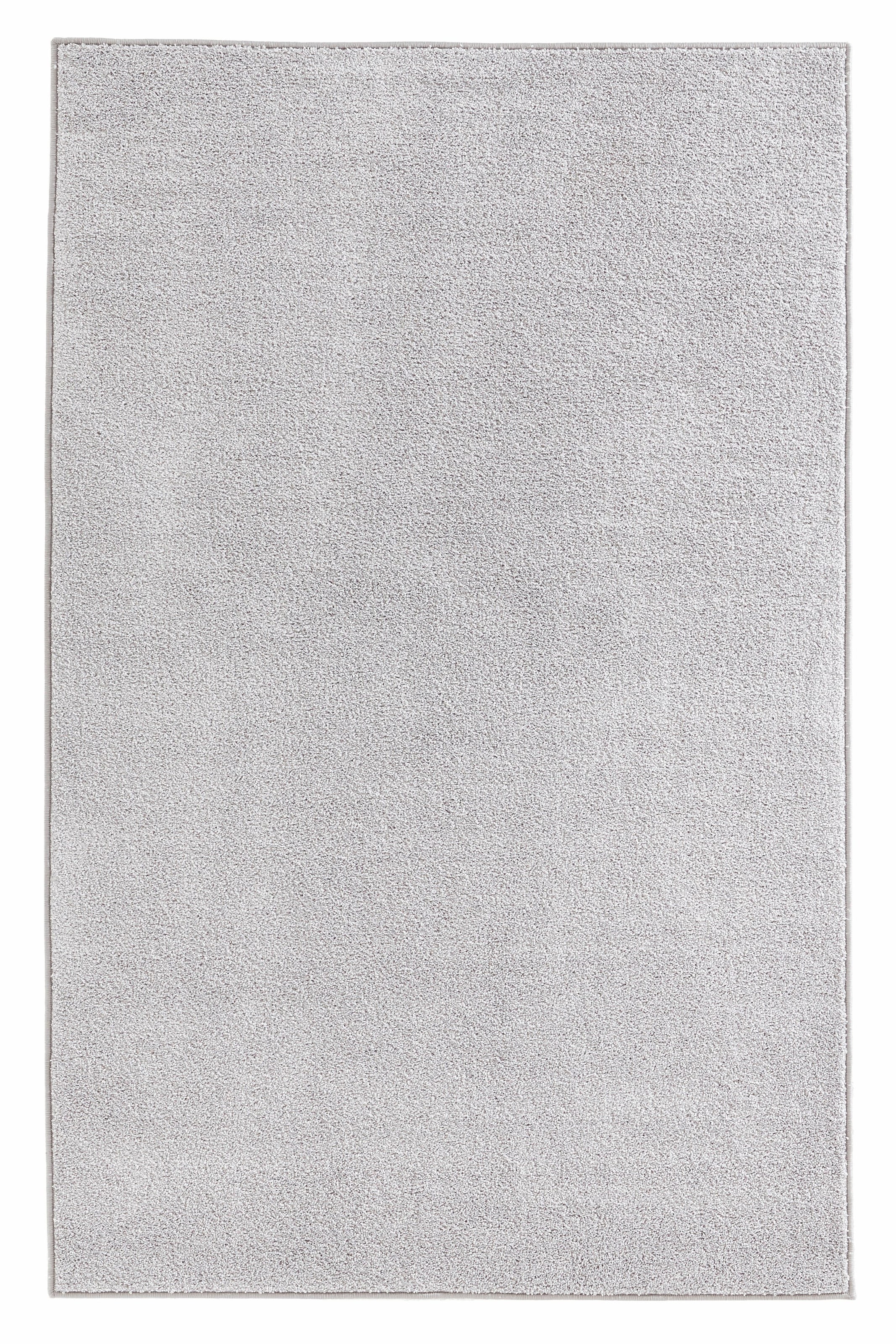 HANSE Home Teppich »Pure 100 Kurzflor«, rechteckig, 13 mm Höhe, Kurzflor, uni, umkettelt, Läufer, Wohnzimmer, Kinderzimmer, Flur