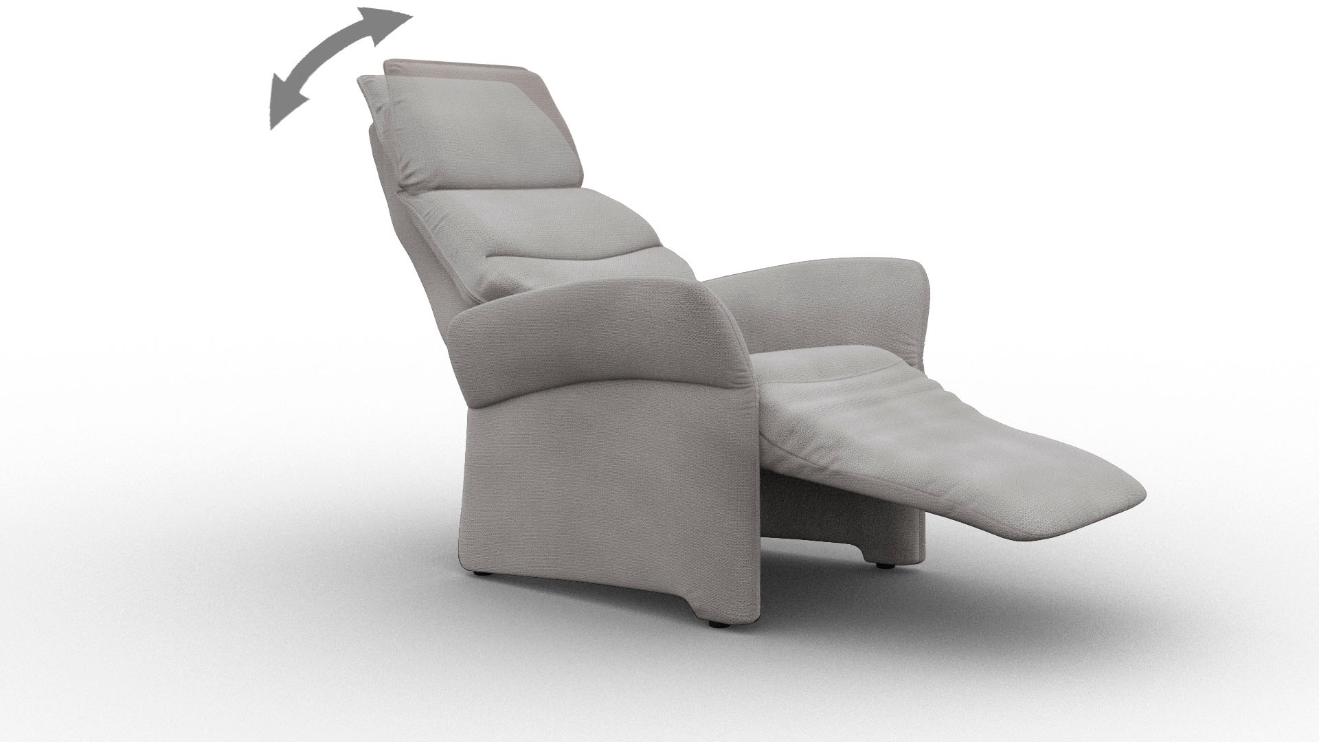 Thumbnail - alina Relaxsessel "Savin" in Größe L, Liegefläche 185cm, verstellbar, optional mit Aufstehhilfe