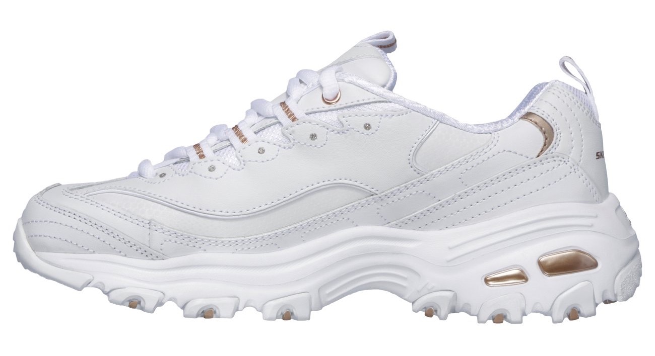 Skechers 11931 D'Lites Fresh Start Sneaker White 3