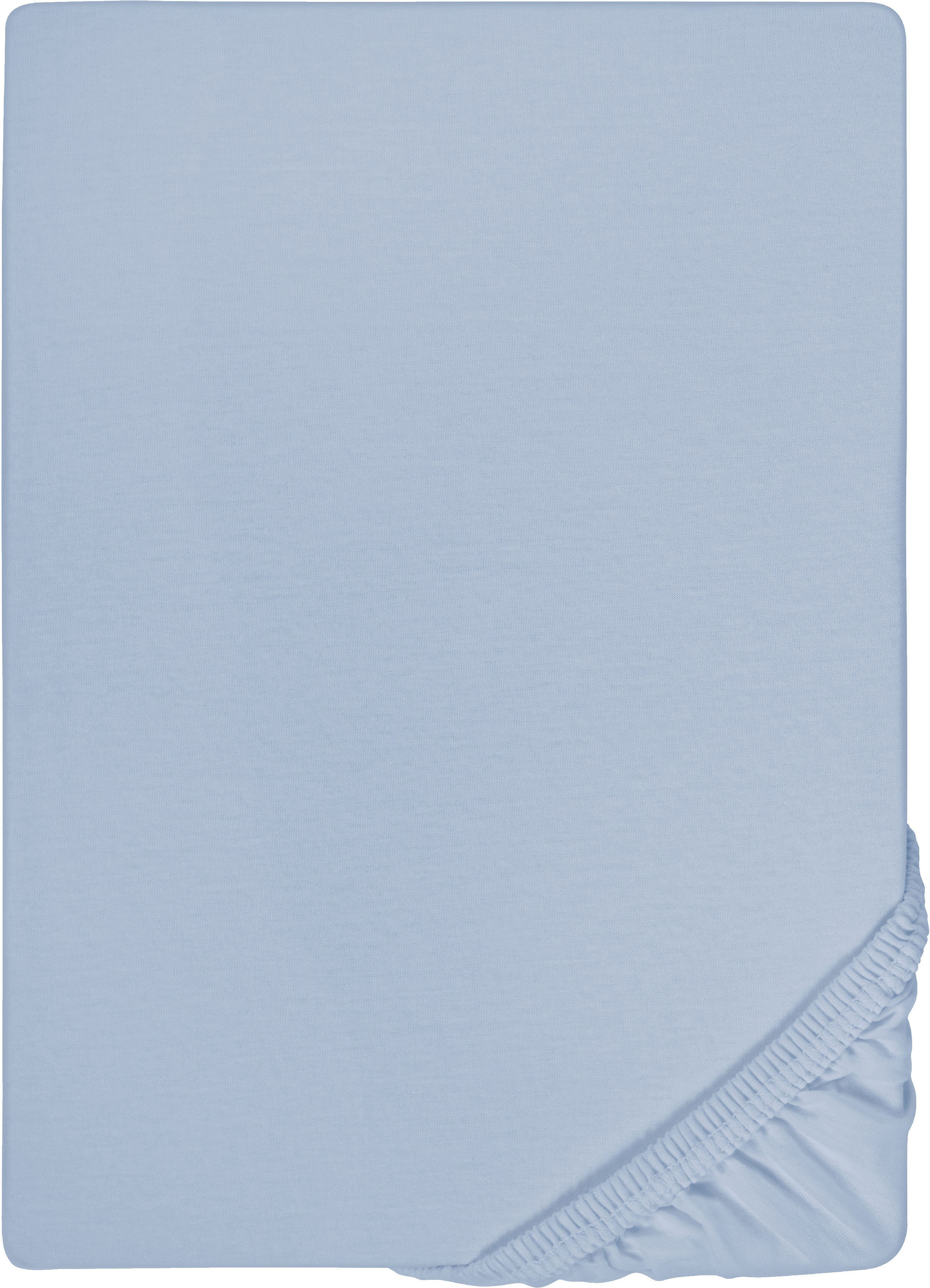 Biberna Spannbettlaken "0077866 Deluxe Jersey-Elastic Spannbetttuch 97% Baumwolle" Jersey mit Elasthan, Rundumgummi, bügelfrei, ab Größe 90 x 190 cm i