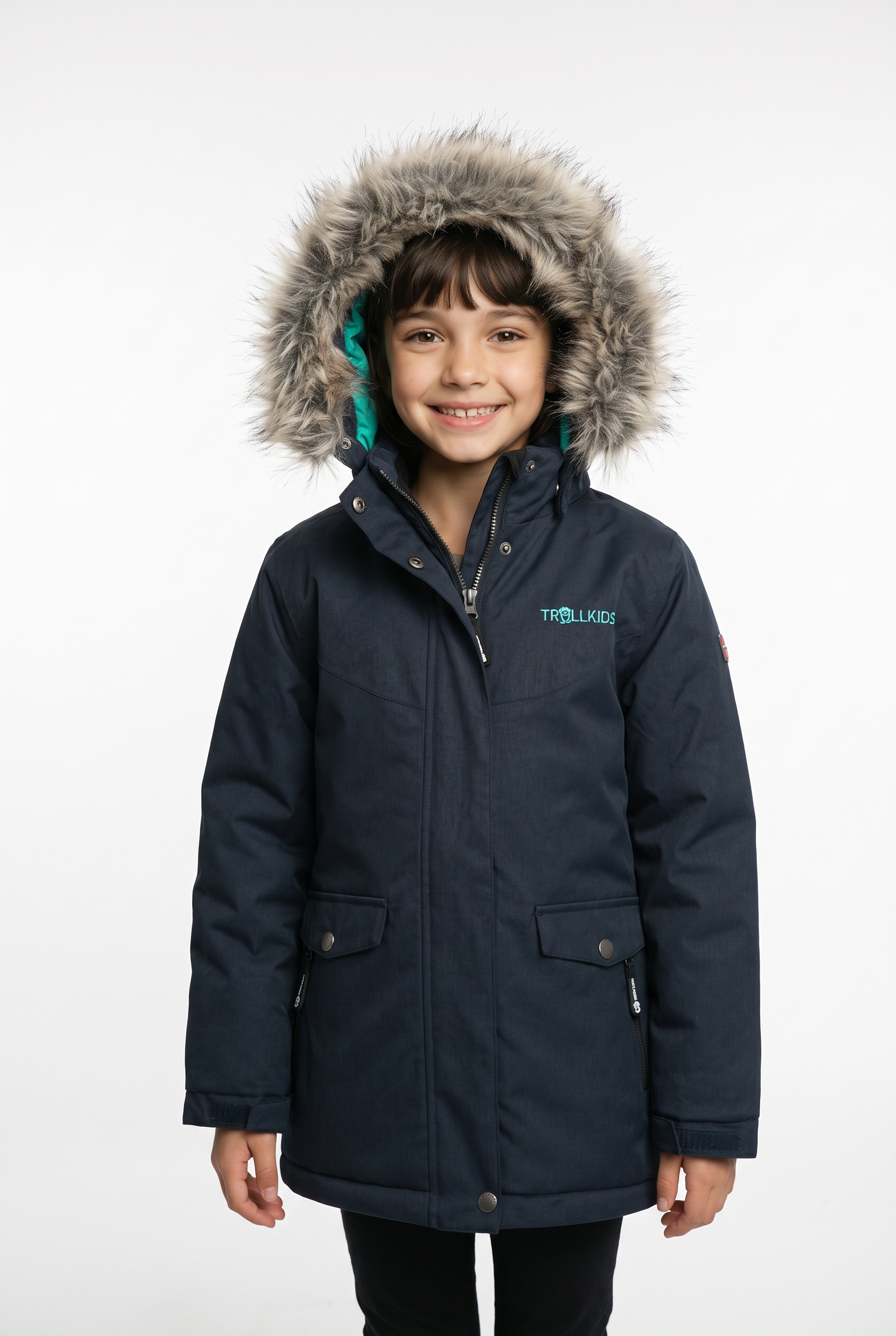 TROLLKIDS Winterjacke »GIRLS OSLO COAT XT« sportlicher Stil, aus Polyester und Polyamid, stark wattiert