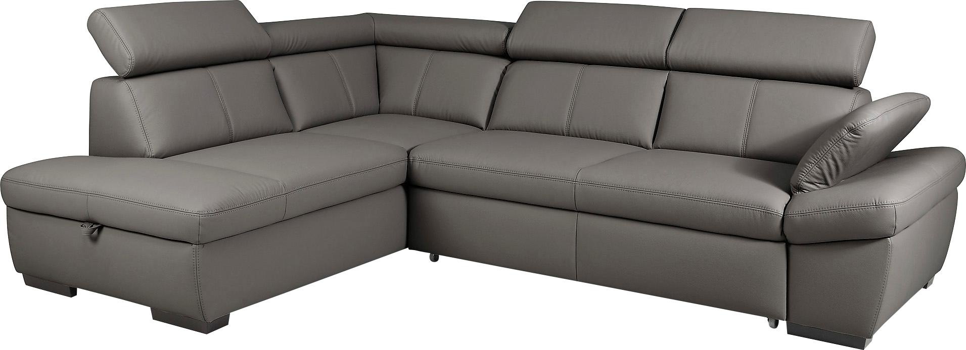 Thumbnail - exxpo - sofa fashion Ecksofa "Salerno, klassisch modernes Funktionssofa, hoher Sitzkomfort, L-Form", inkl. Kopf- und Arm...