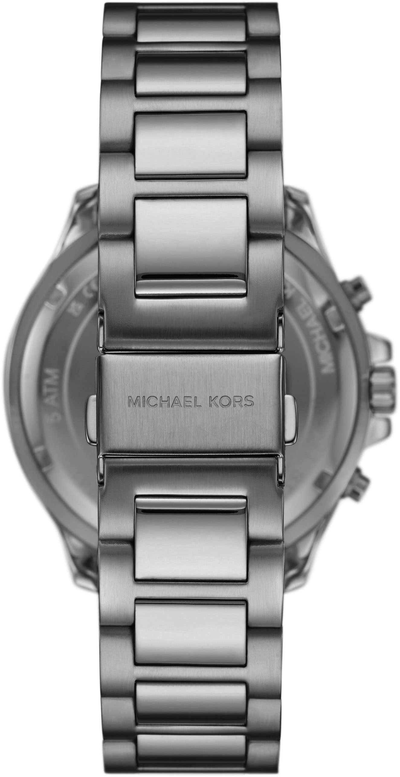 MICHAEL KORS Chronograph »SAGE«, Quarzuhr, Armbanduhr, Herrenuhr, Edelstahlarmband, analog, Tag