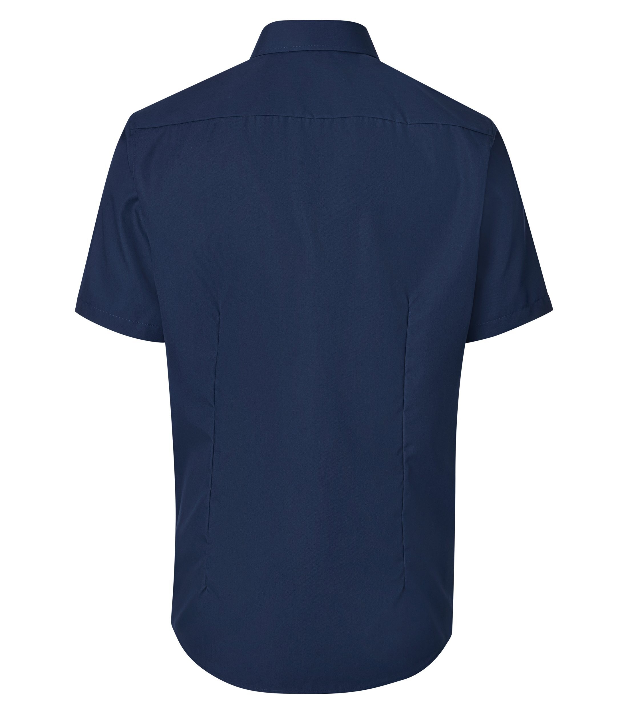 VENTI Business Shirt Short Sleeve Solid Dark Blue 41 5