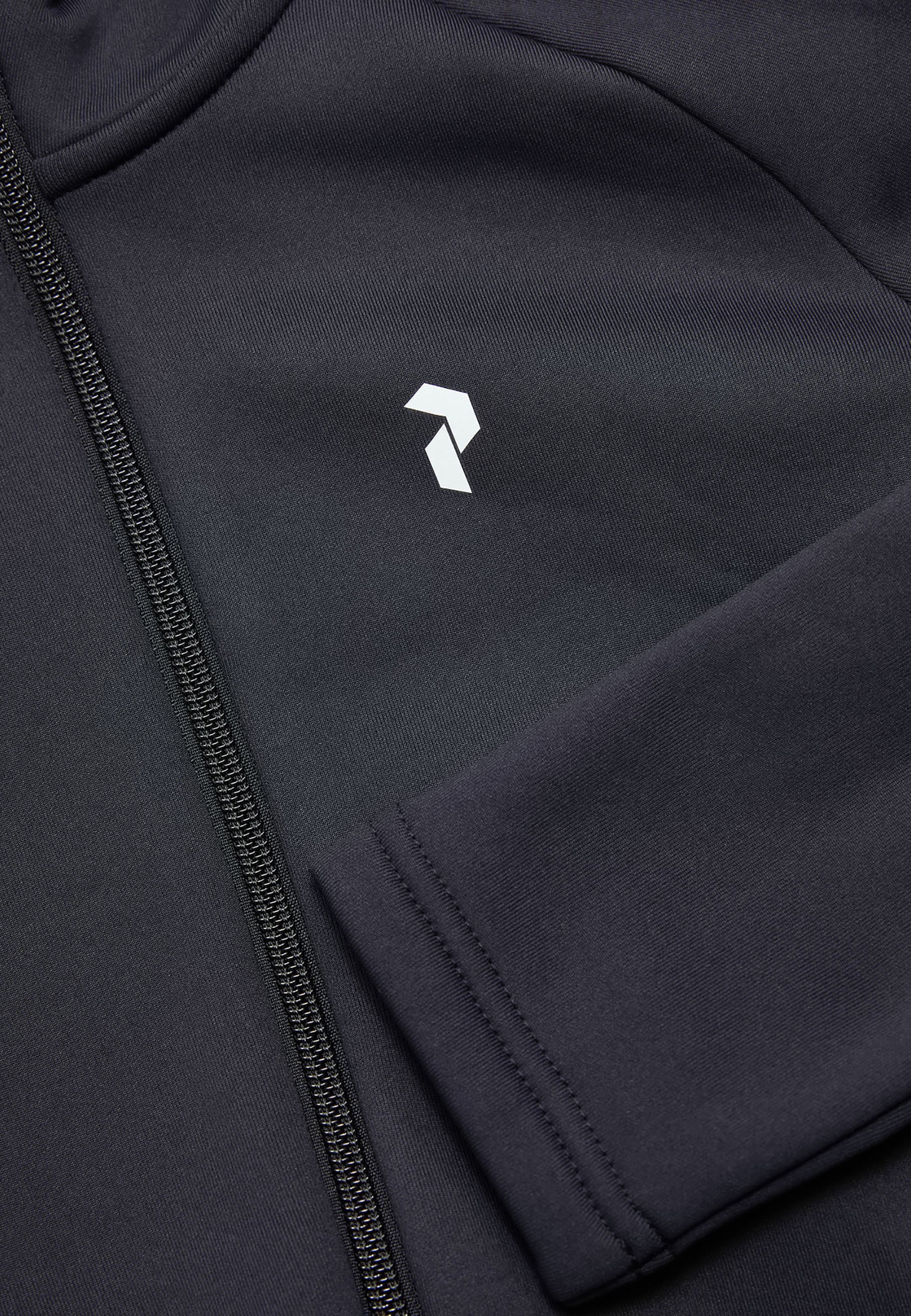 Peak Performance Fleecejacke »Jr Rider Zip Hood« mit Label-Applikationen