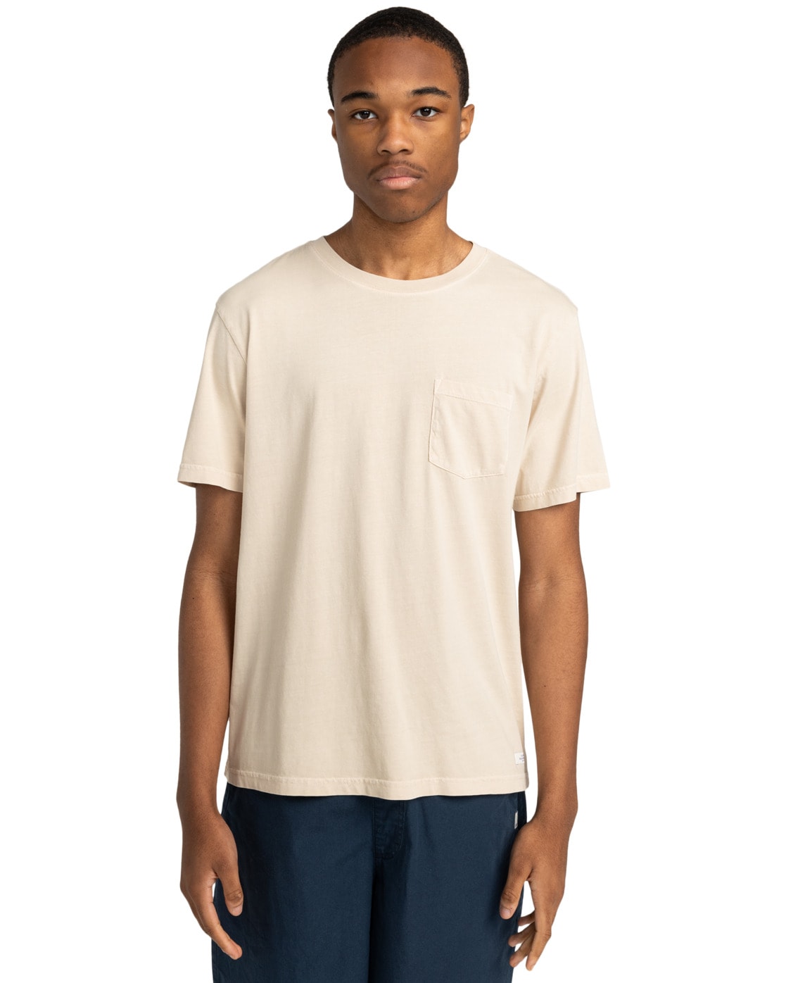 Sporttop ELEMENT "Lowcase Pigment", Herren, Gr. S, oat milk, Obermaterial: 100% Walkfrottier;, Tops Sporttop