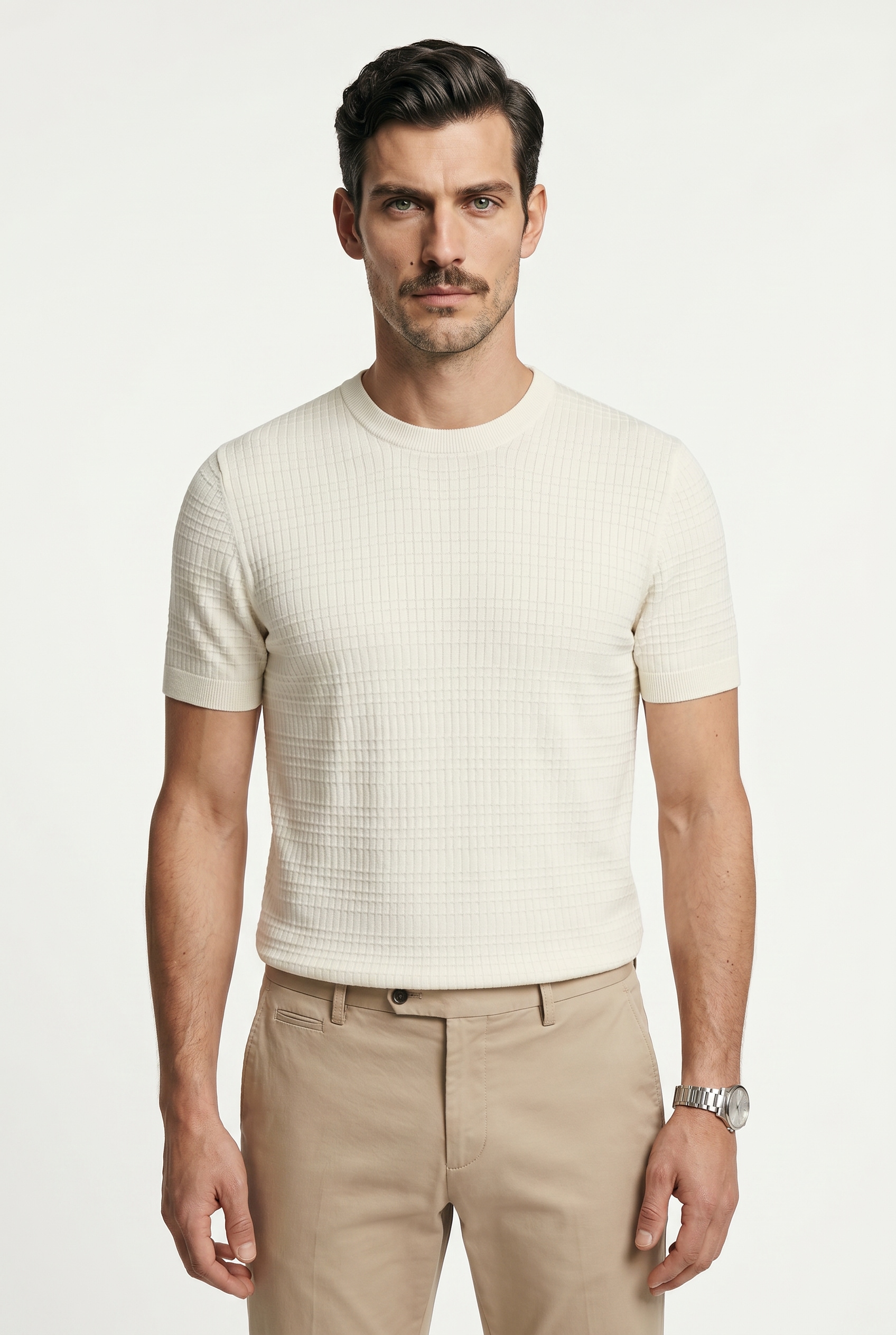 JOOP! Kurzarmpullover »Elio« Regular fit mit Rundhalsausschnitt