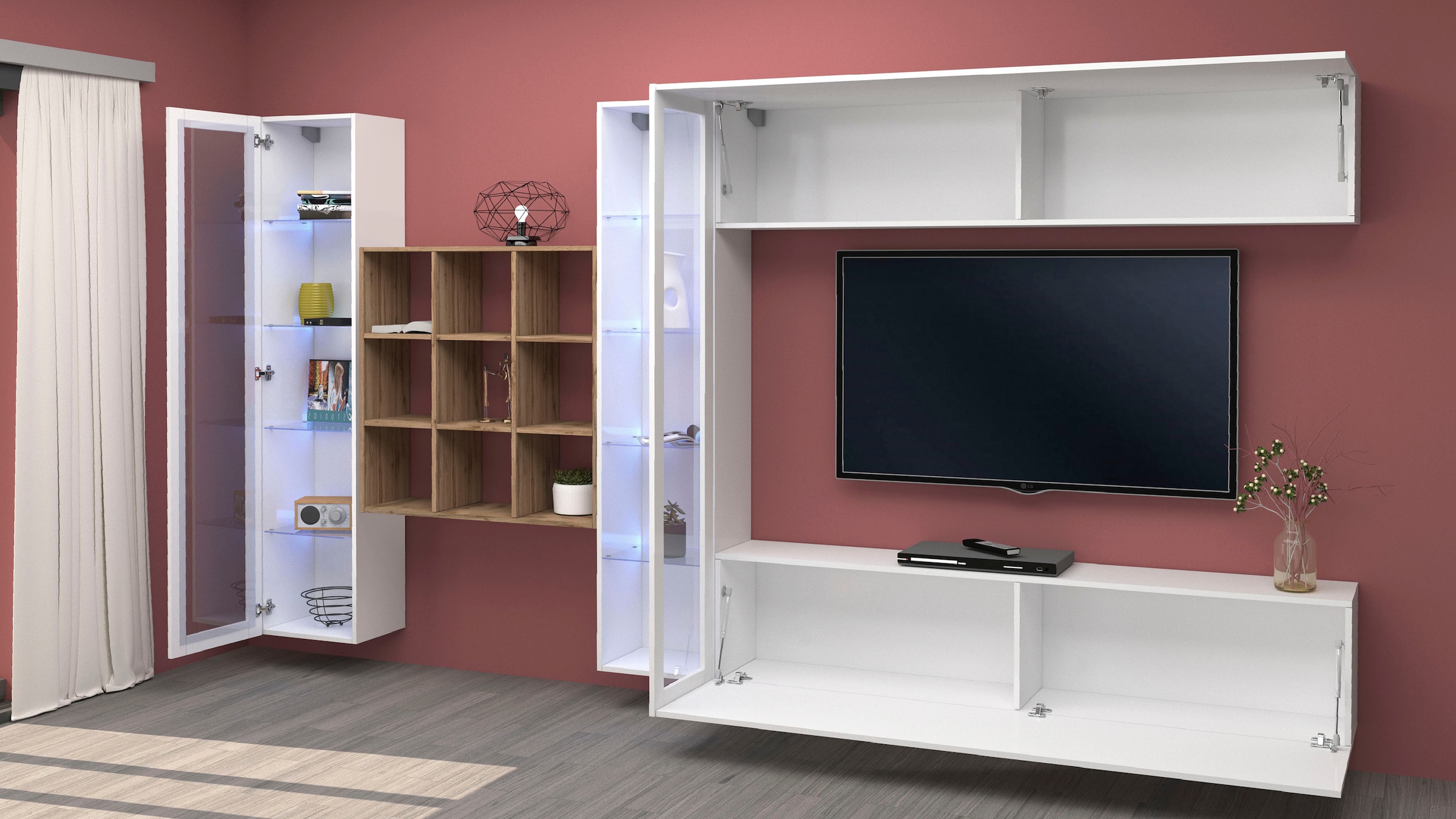 Home affaire Wohnwand »Maruska« 1 Stk. tlg.