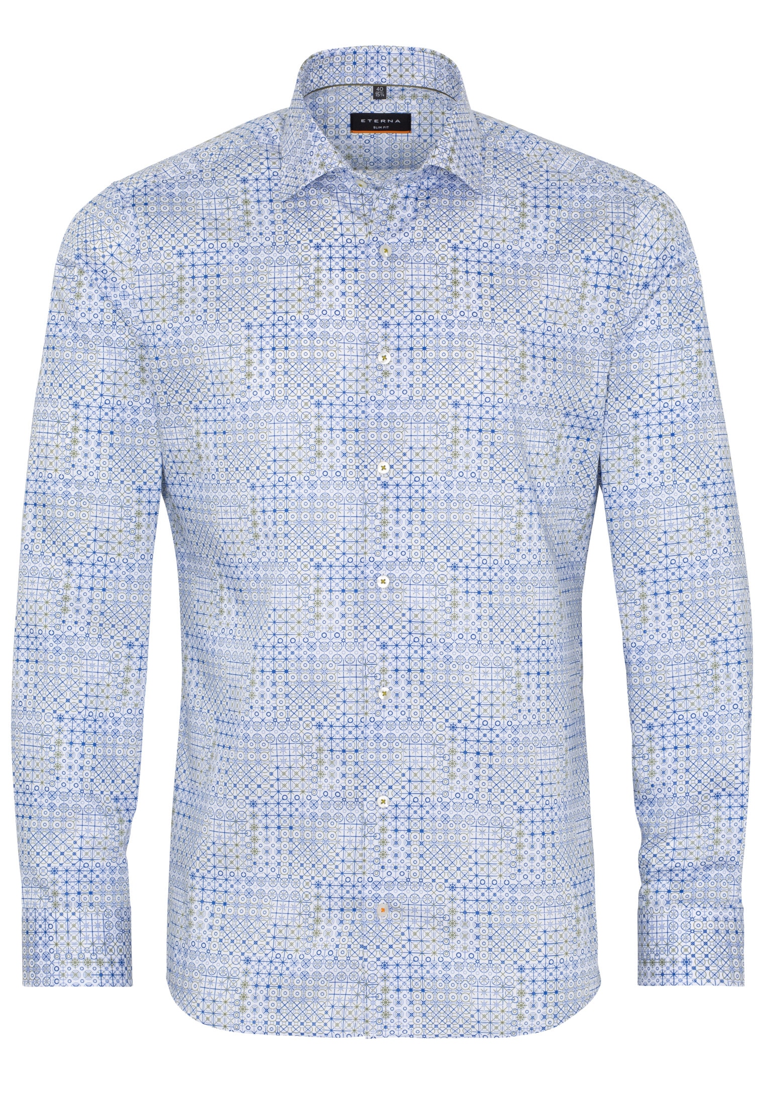 Eterna Langarmhemd »SLIM FIT«, EASY IRON (bügelleicht)