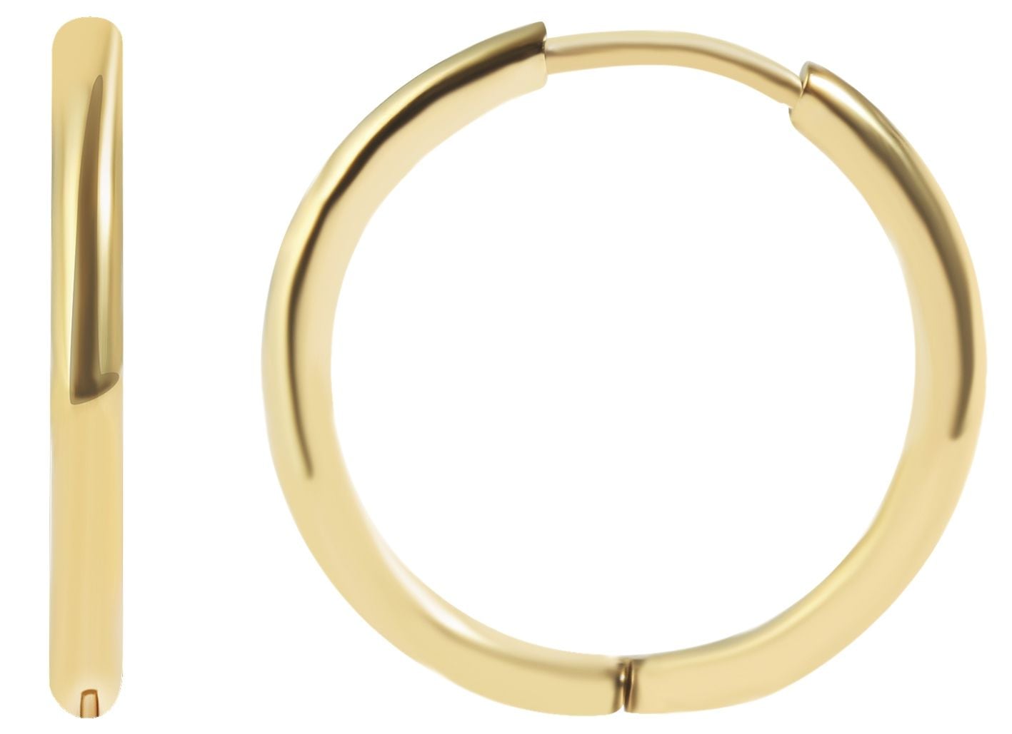 Adelia´s Klappcreolen »Damen Ohrringe – Klappcreole aus Edelstahl« Perfekt als Geschenk zum einen besonderen Tag