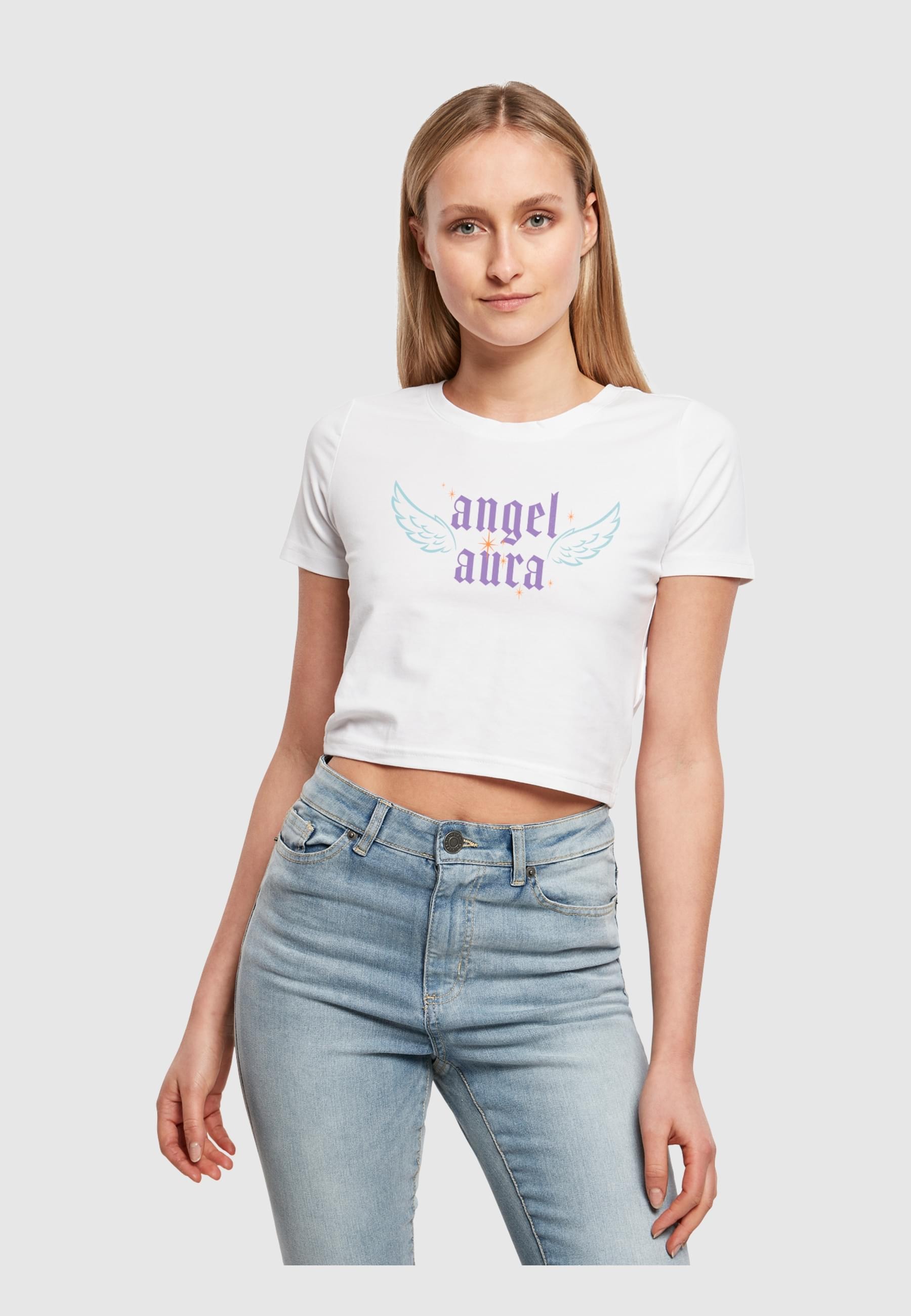 Miss Tee T-Shirt »Miss Tee Damen Angel Aura Tee«, (1 tlg.)