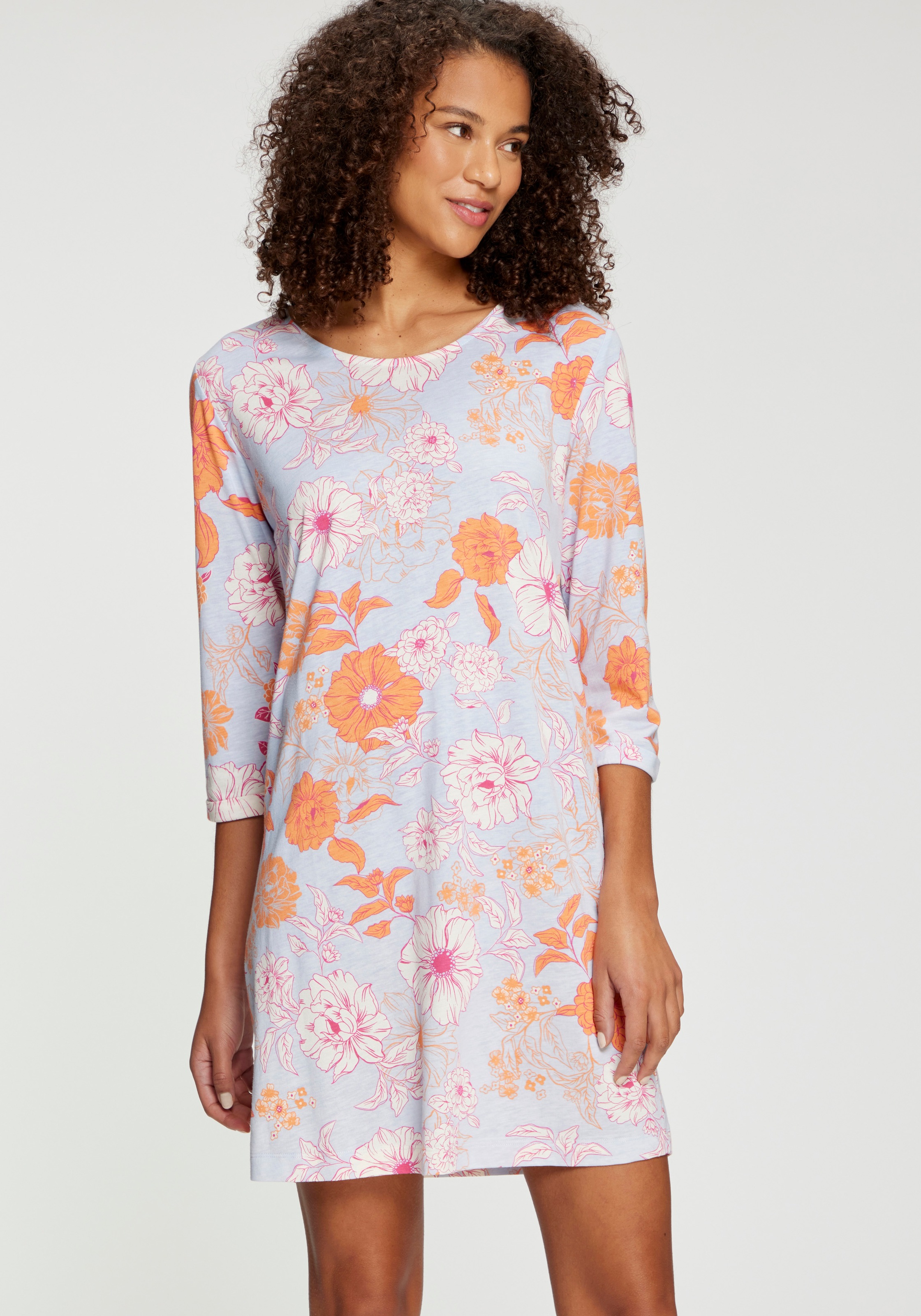 s.Oliver Nachthemd mit Blumenprint