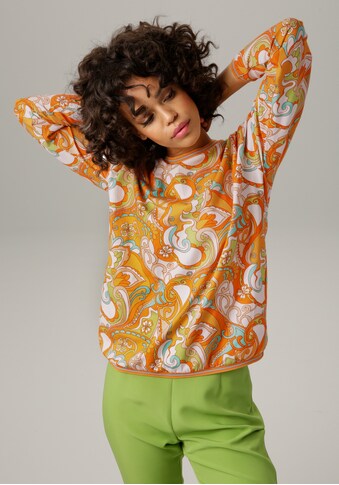 Aniston CASUAL Sweatshirt, mit farbenfrohem, fantasievollem Druck - NEUE KOLLEKTION kaufen