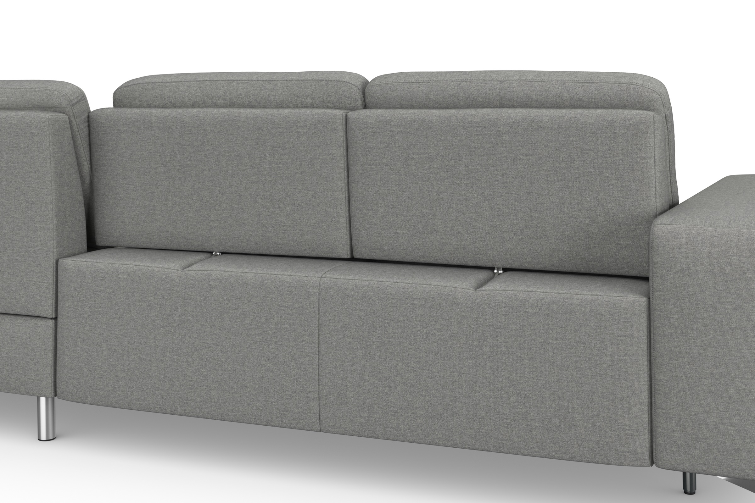 sit&more Ecksofa »Baviene L-Form«, inklusive Sitztiefenverstellung und Federkern, wahlweise Bettfunktion