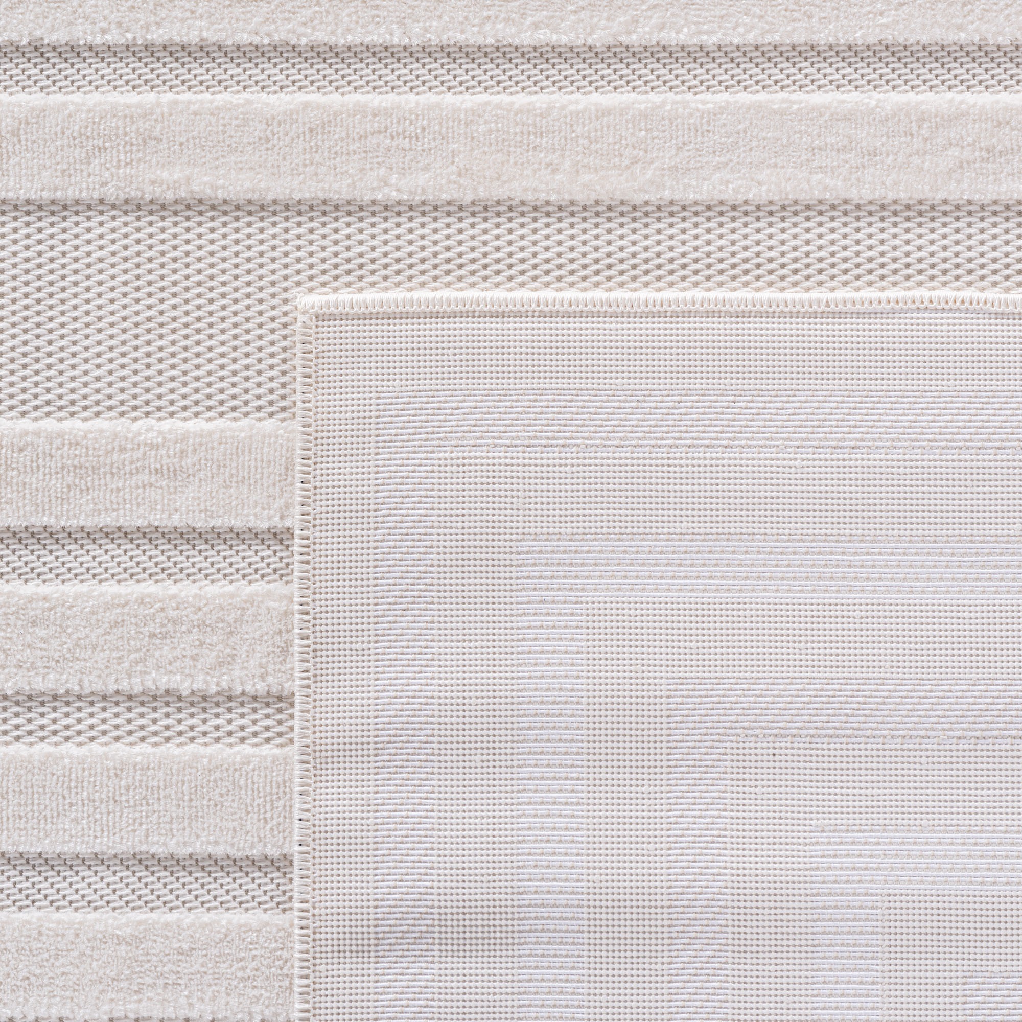 Ayyildiz Teppiche Teppich »DOHA 1653«, rechteckig, 4 mm Höhe, 3D Hoch-Tief-Effekt, leichter Kurzflor, Läufer, In- und Outdoor