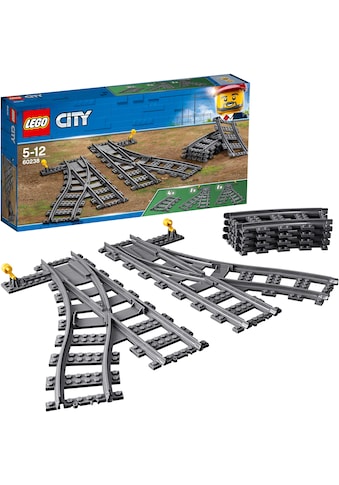 LEGO® Konstruktionsspielsteine »Switch Tracks (60238), LEGO® City«, (6 St.), Made in... kaufen