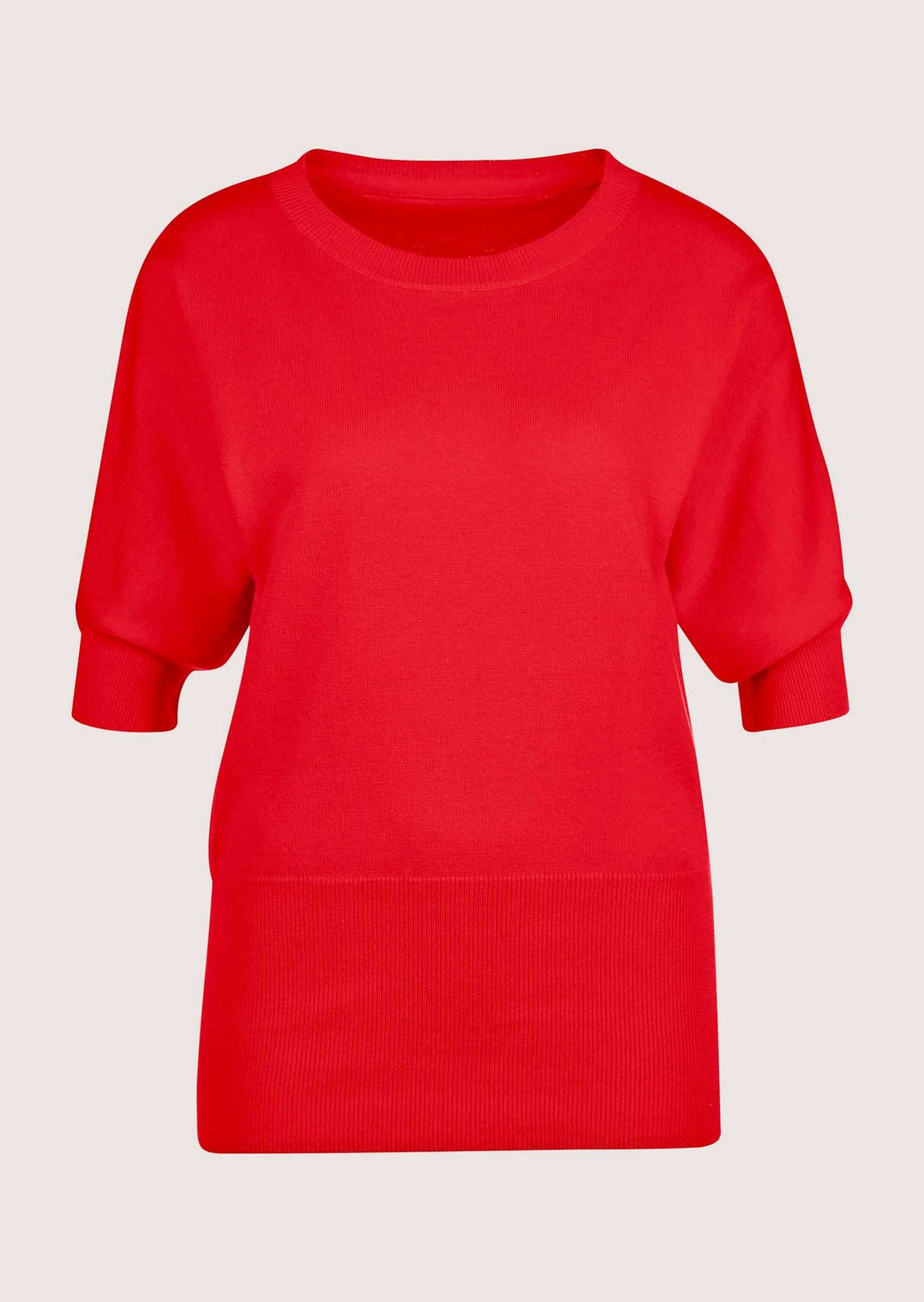 MADELEINE Longpullover "Feinstricktop Sommerlicher Baumwollpullover mit bre günstig online kaufen