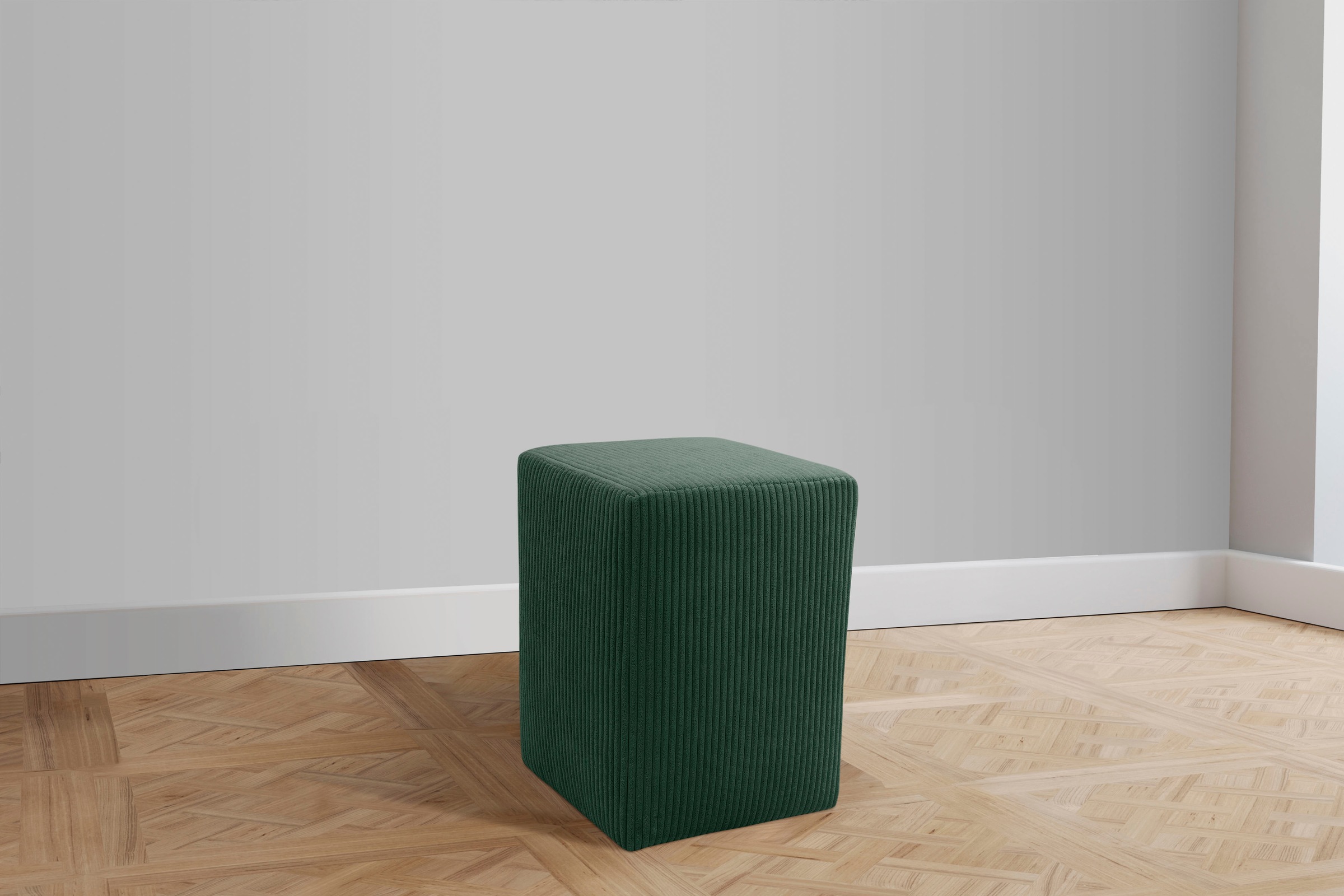 DOMO collection Polsterhocker "700012 B/T/H: 38/38/47 cm" in 2 Wochen lieferbar, in vielen Farben, Cord und Feinstruktur