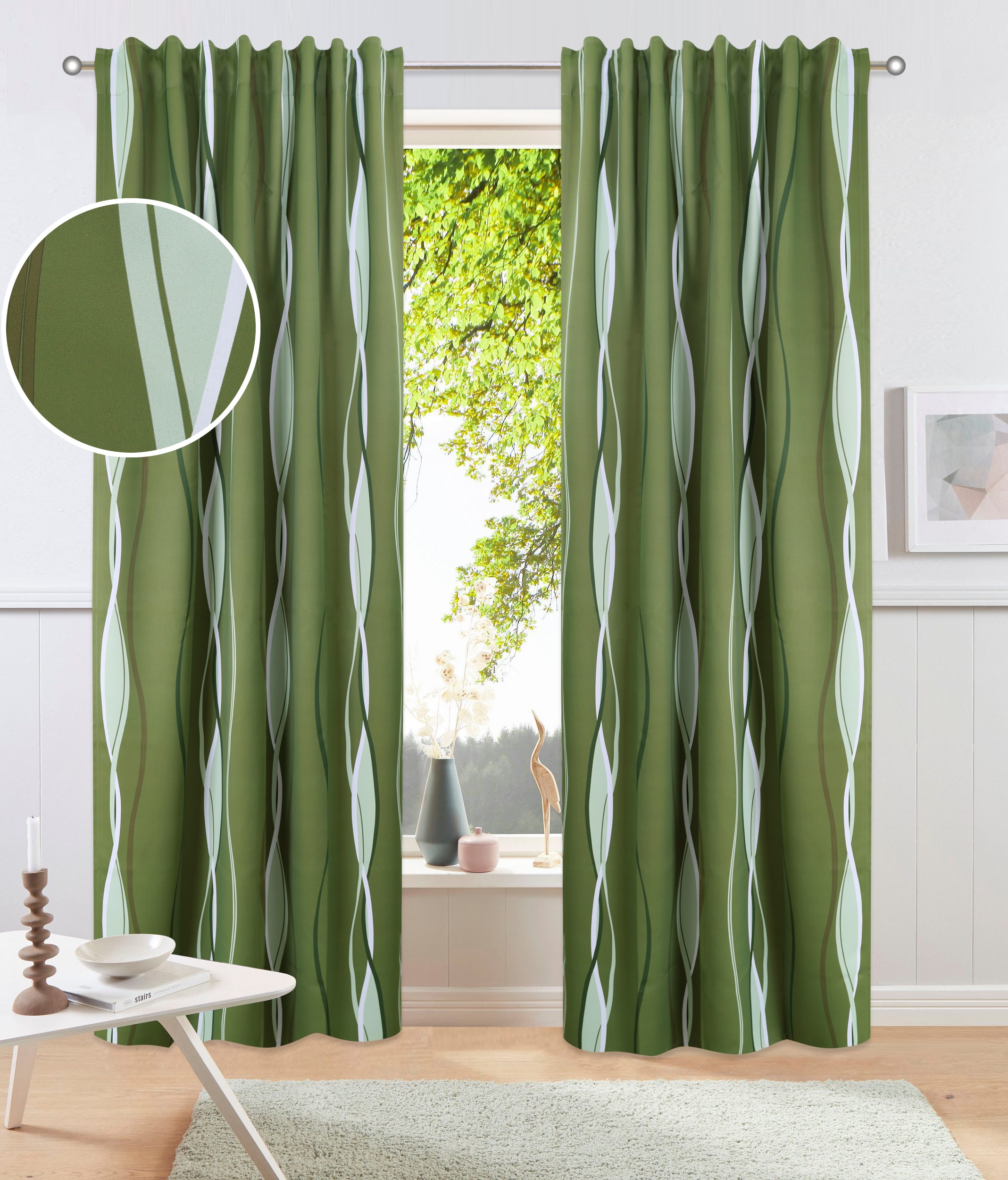 my home Vorhang "Dimona Blackout" Multifunktionsband 1 Stk. tlg. einseitig günstig online kaufen