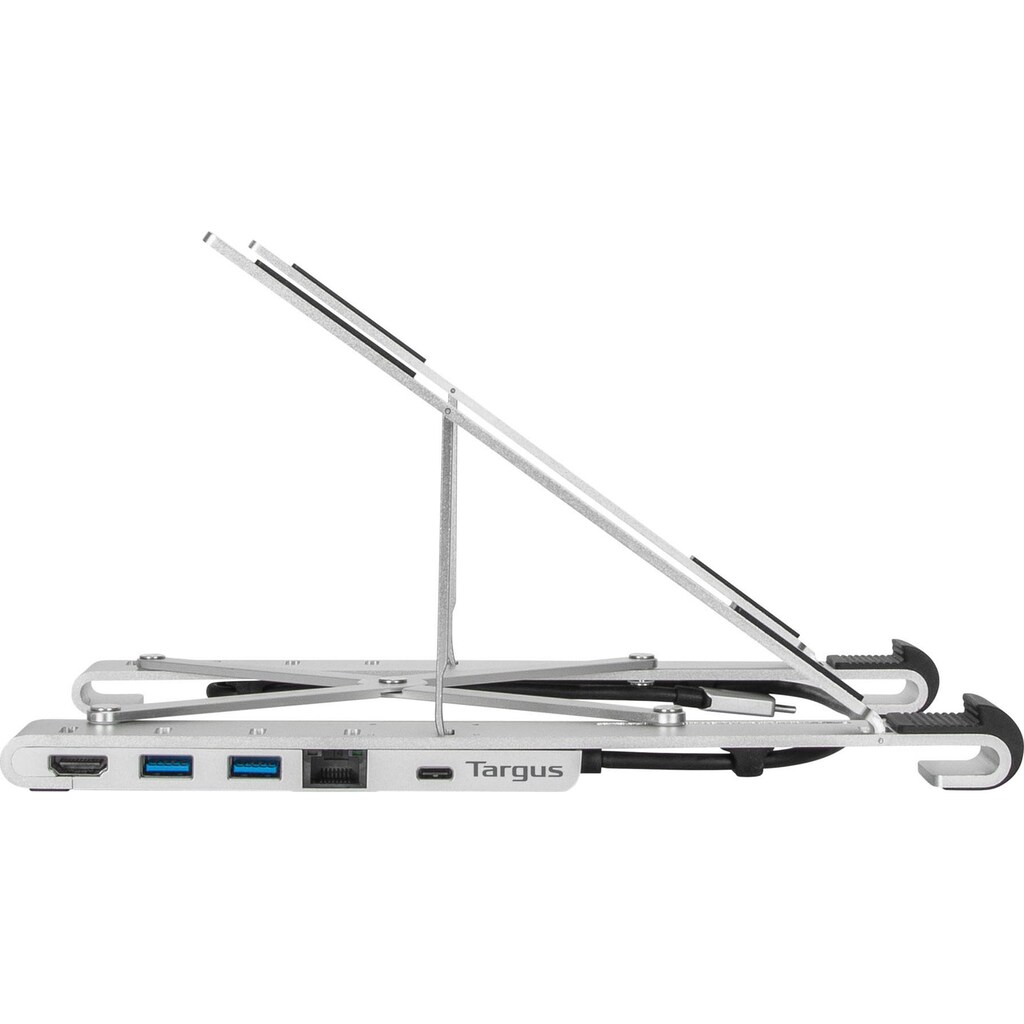 Targus Halterung »Portable Stand with Integrated Dock (USB-C)«, (1 St.)