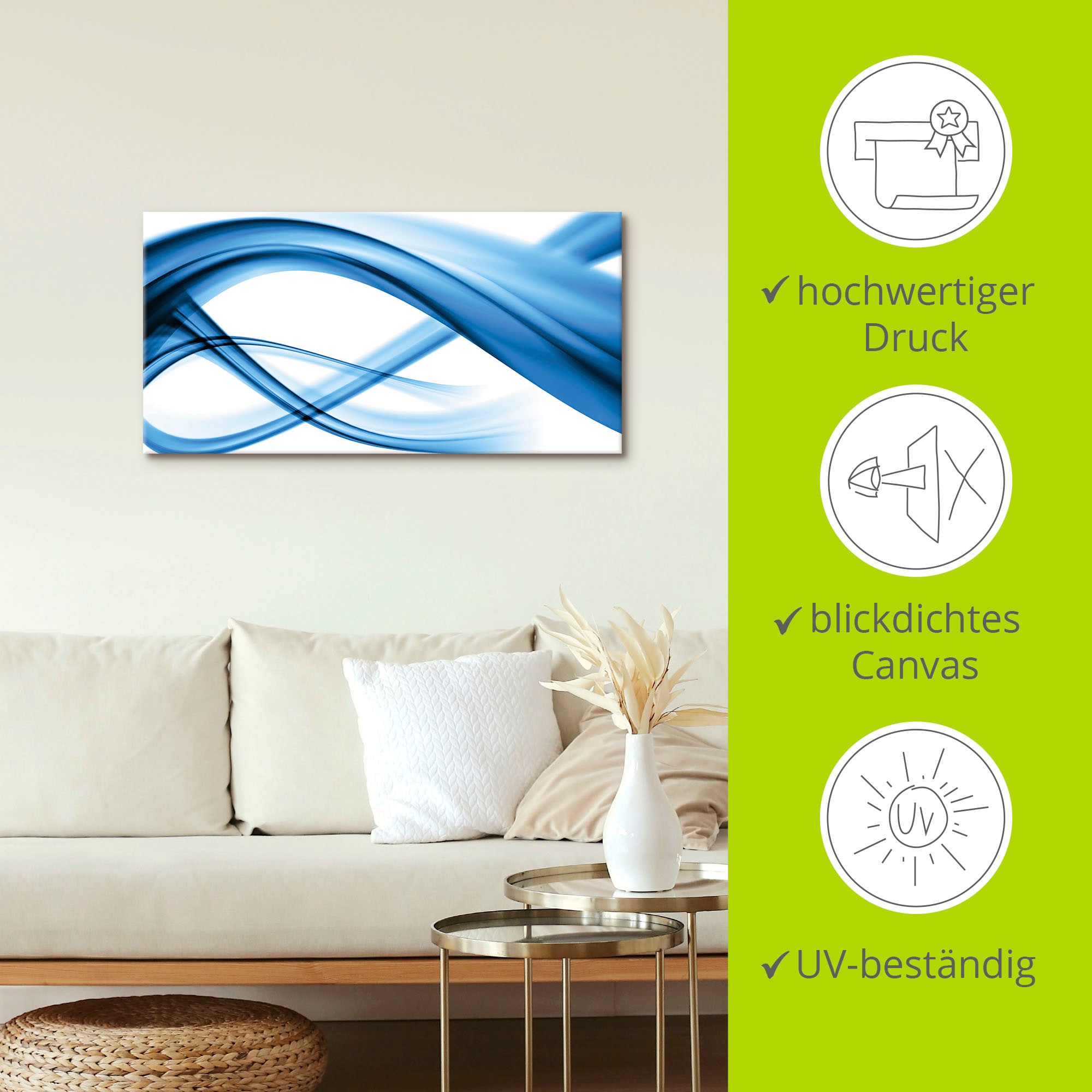 Artland Wandbild »Abstrakte Komposition«, Gegenstandslos, (1 St.), als Alubild, Outdoorbild, Leinwandbild, Poster in verschied. Größen