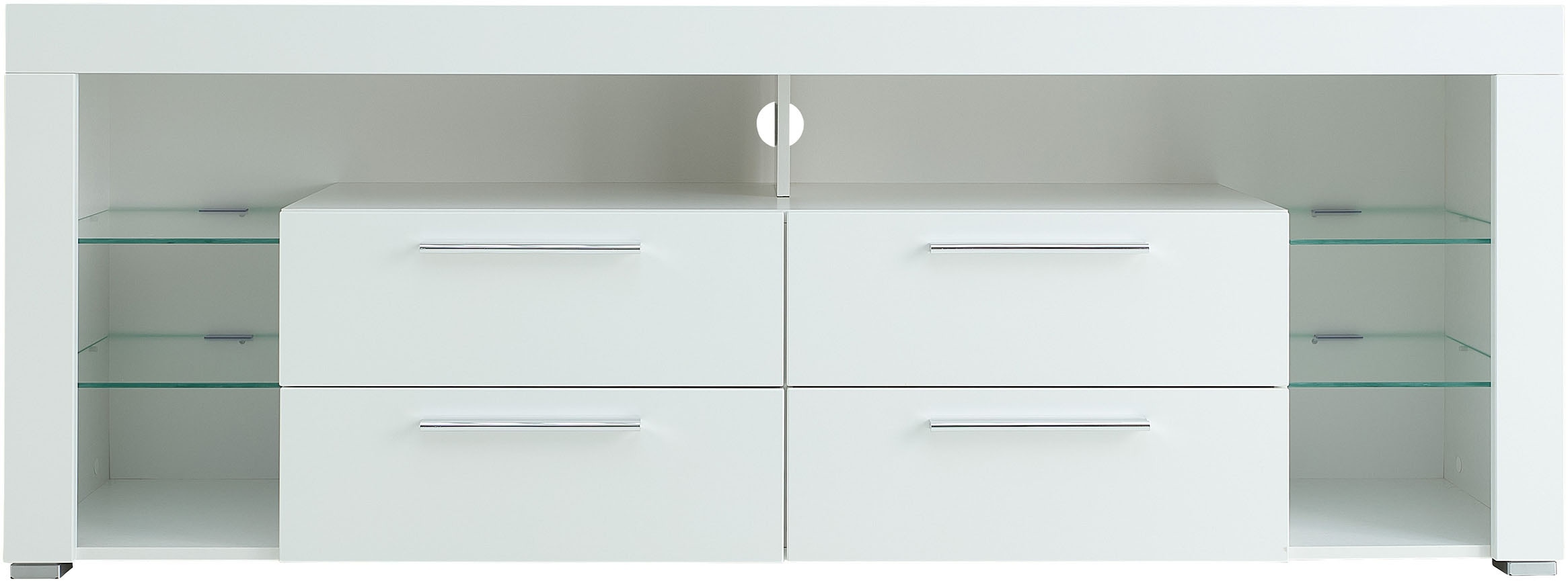 Stolkom TV-Schrank "Goal", 4 Schubkästen, 6 offenen Fächern, Stellmaß 179/6 günstig online kaufen