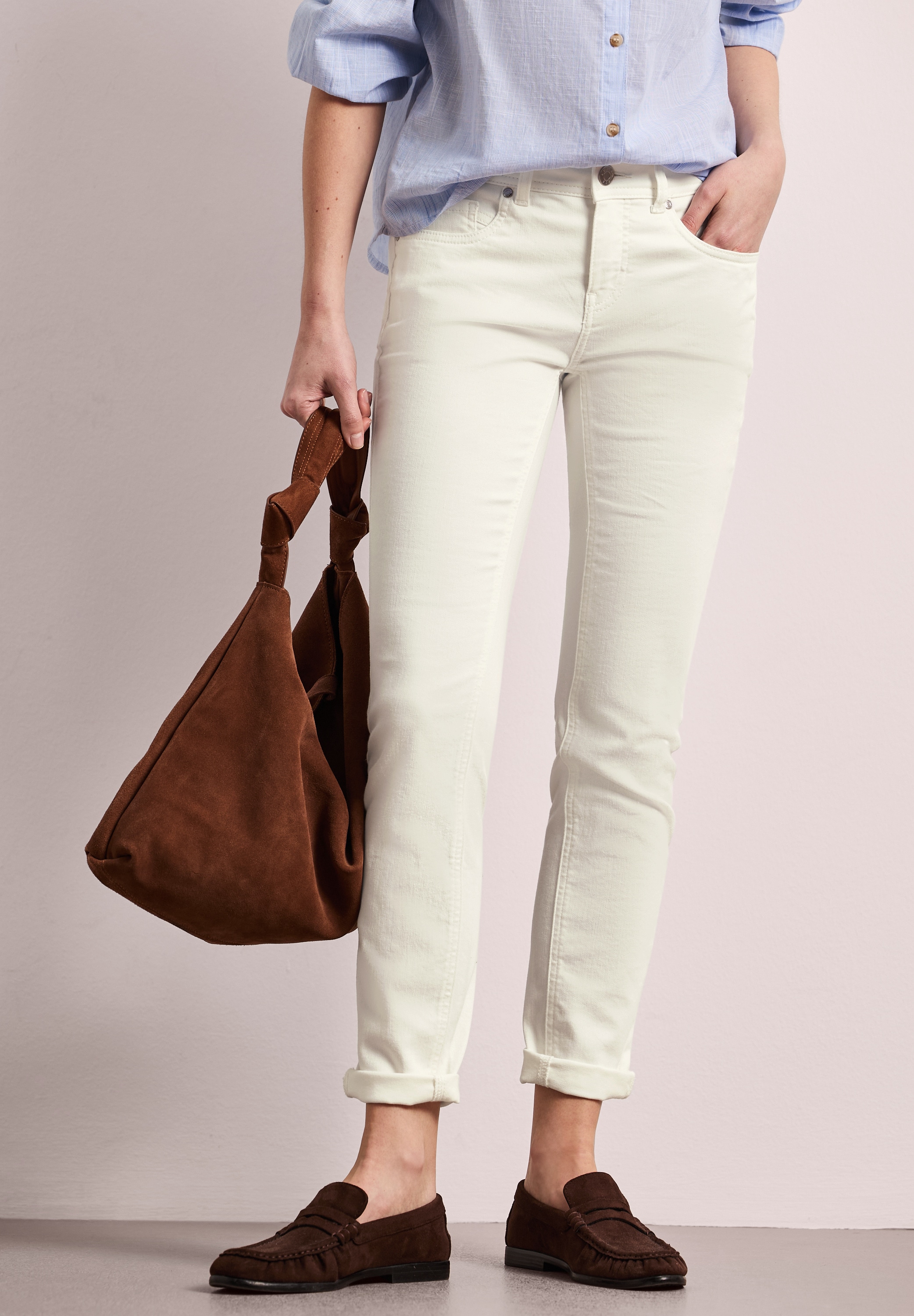 STREET ONE Slim-fit-Jeans im Denim Look