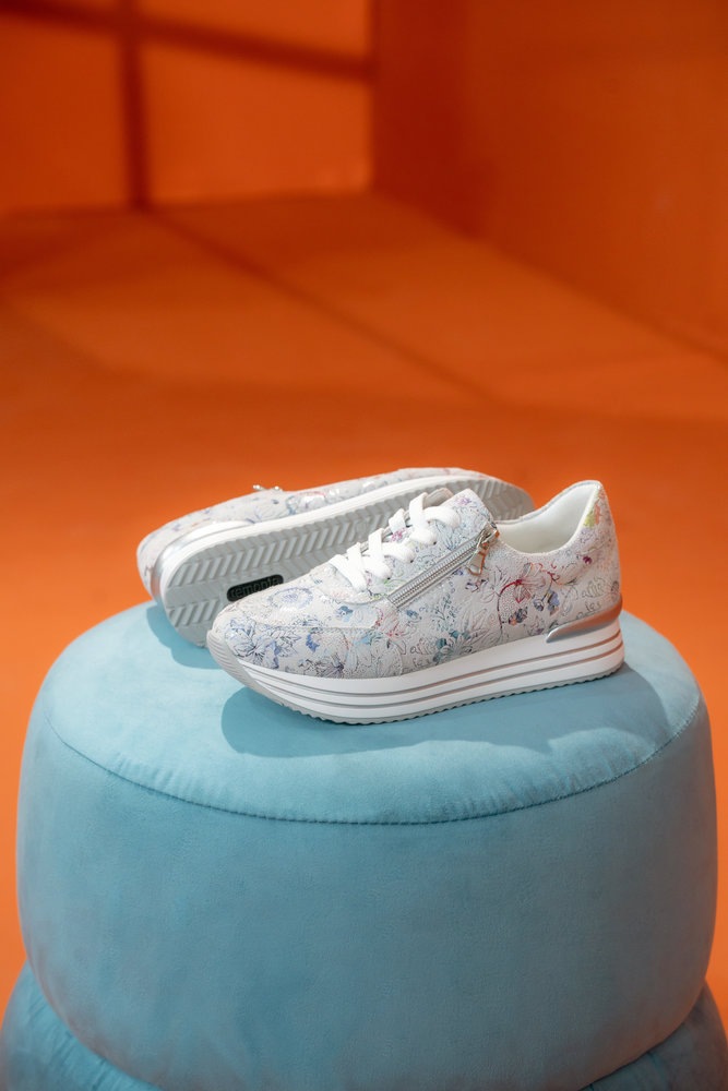 Thumbnail - Remonte Plateausneaker Freizeitschuh, Halbschuh, Schnürer mit Wechselfußbett