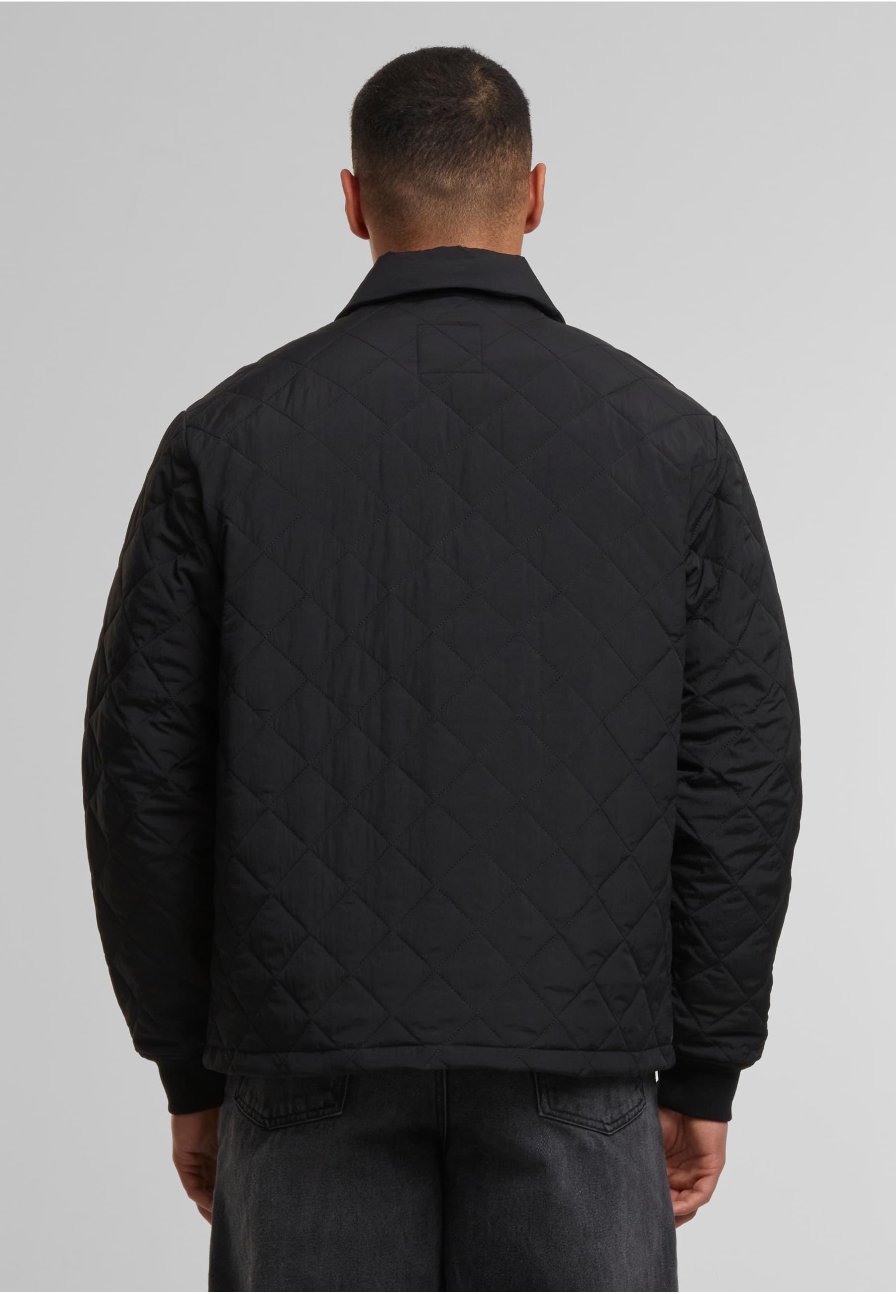 URBAN CLASSICS Allwetterjacke »Urban Classics Quilted Overshirt«, (1 St.), ohne Kapuze