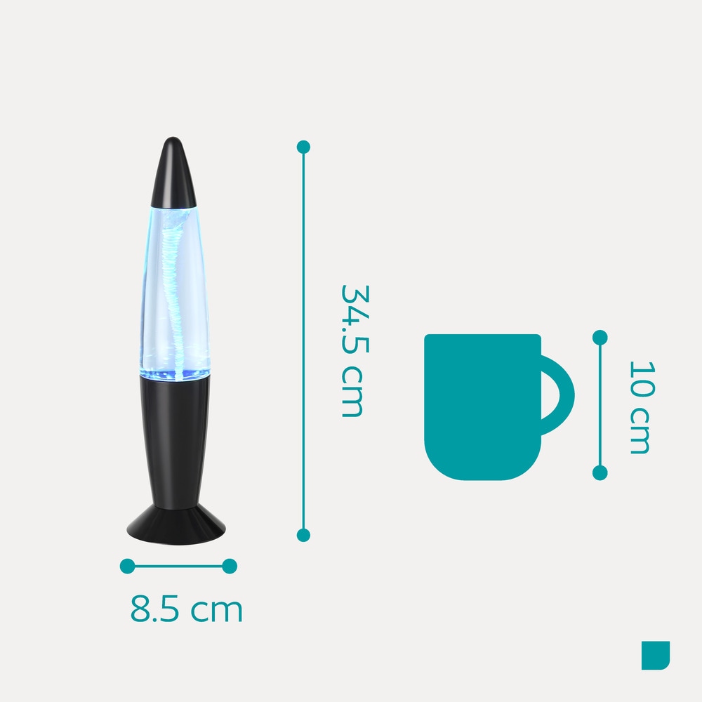 EGLO LED Tischleuchte »VORTEX« LED-Modul 1 Stk. LED Deko Tischlampe Vortex, Tornado Lampe mit Timer