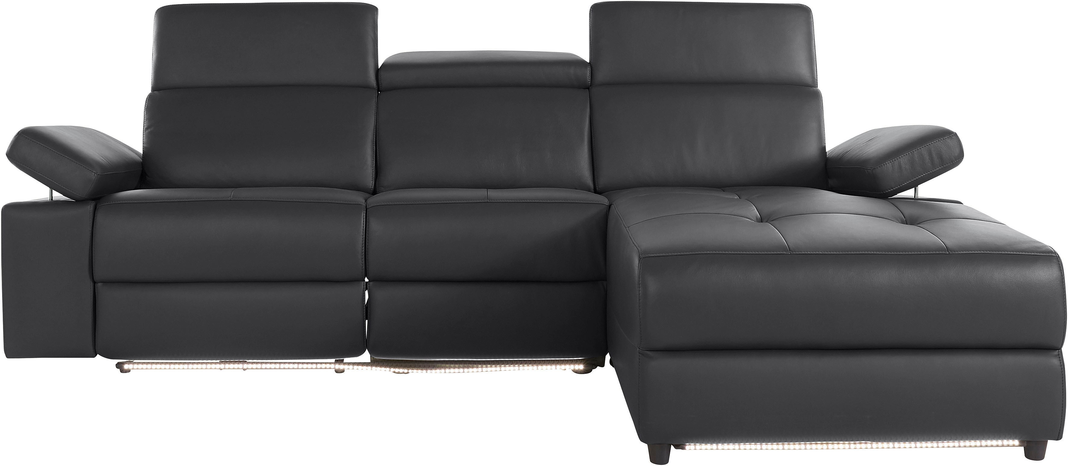 Home affaire Ecksofa "Kilado, L-Form," mit Relaxfunktion, verstellbarer Armlehne, Kopfteilverstellung