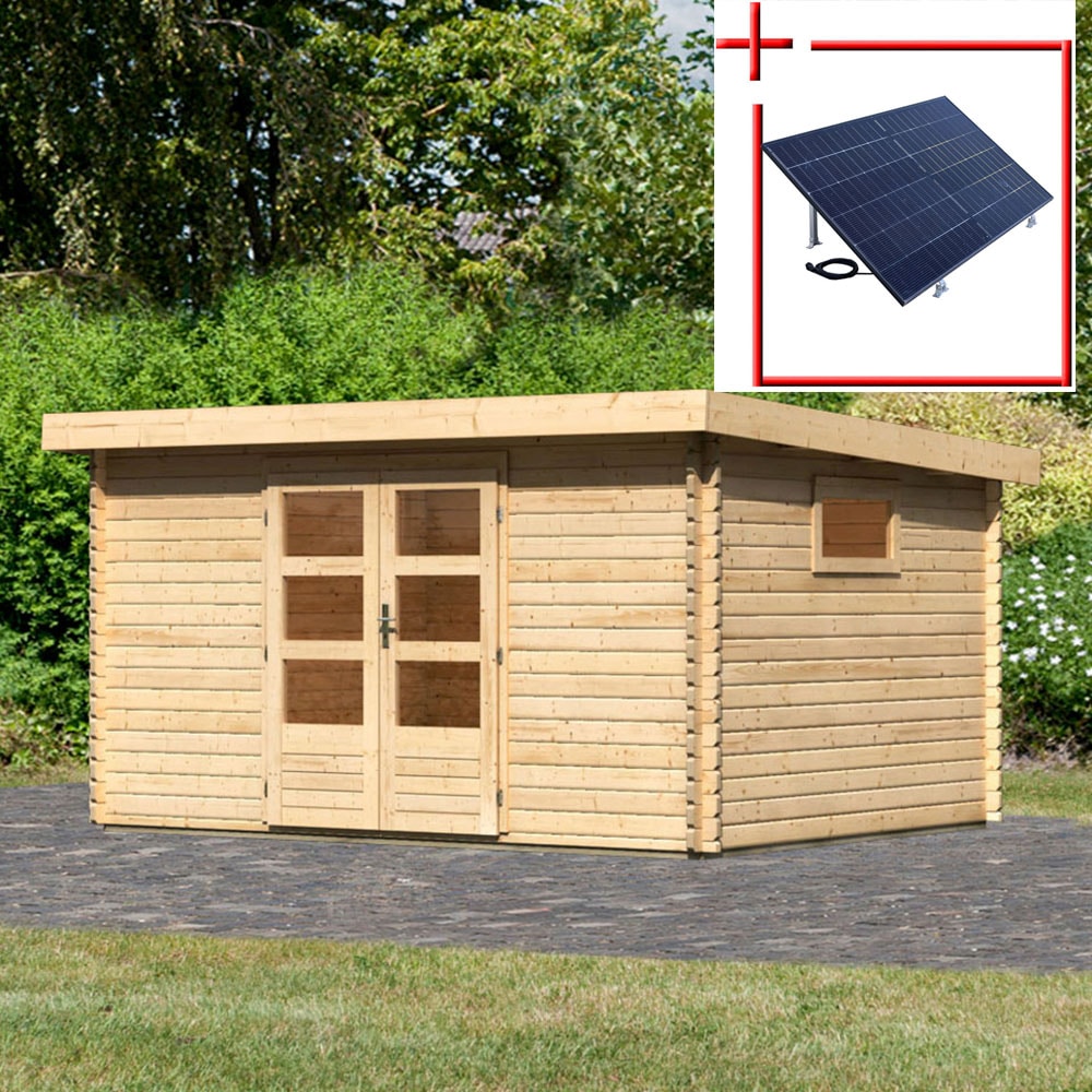 Karibu "Trittau 5" 40 mm Wandstärke, mit Fenster günstig online kaufen