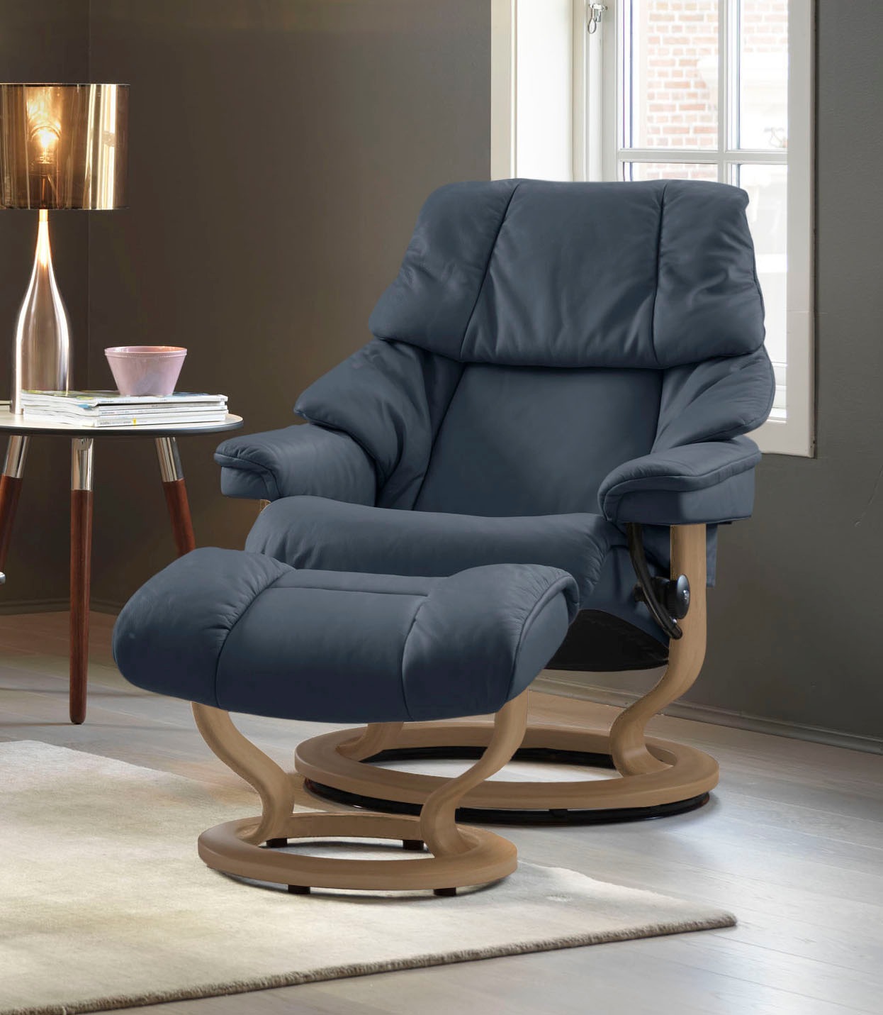 Stressless "Reno" mit Classic Base, Größe S, M & L, Gestell Eiche günstig online kaufen