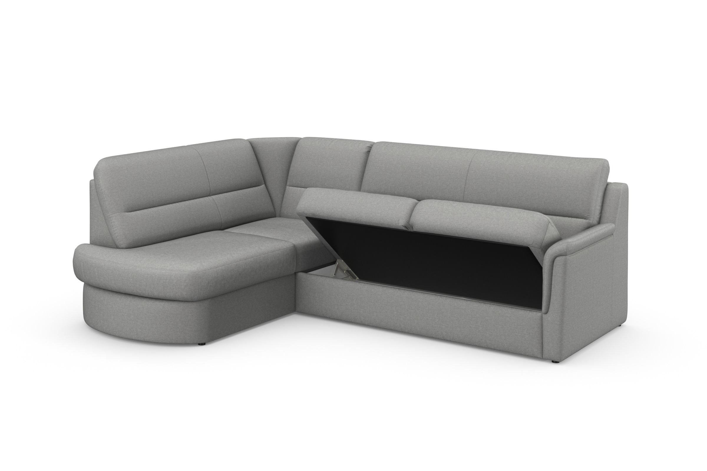 sit&more Ecksofa »Panini L-Form«, wahlweise mit Vorziehsitz und Bettkasten