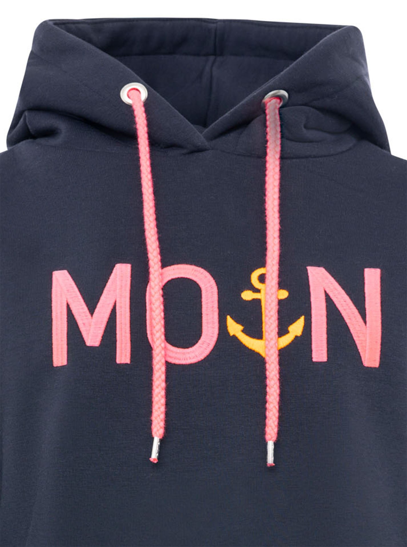 Thumbnail - Zwillingsherz Hoodie ""Rahel"", Kontrastbündchen, Kängurutasche, Langarm, Kapuze, Kordelzug