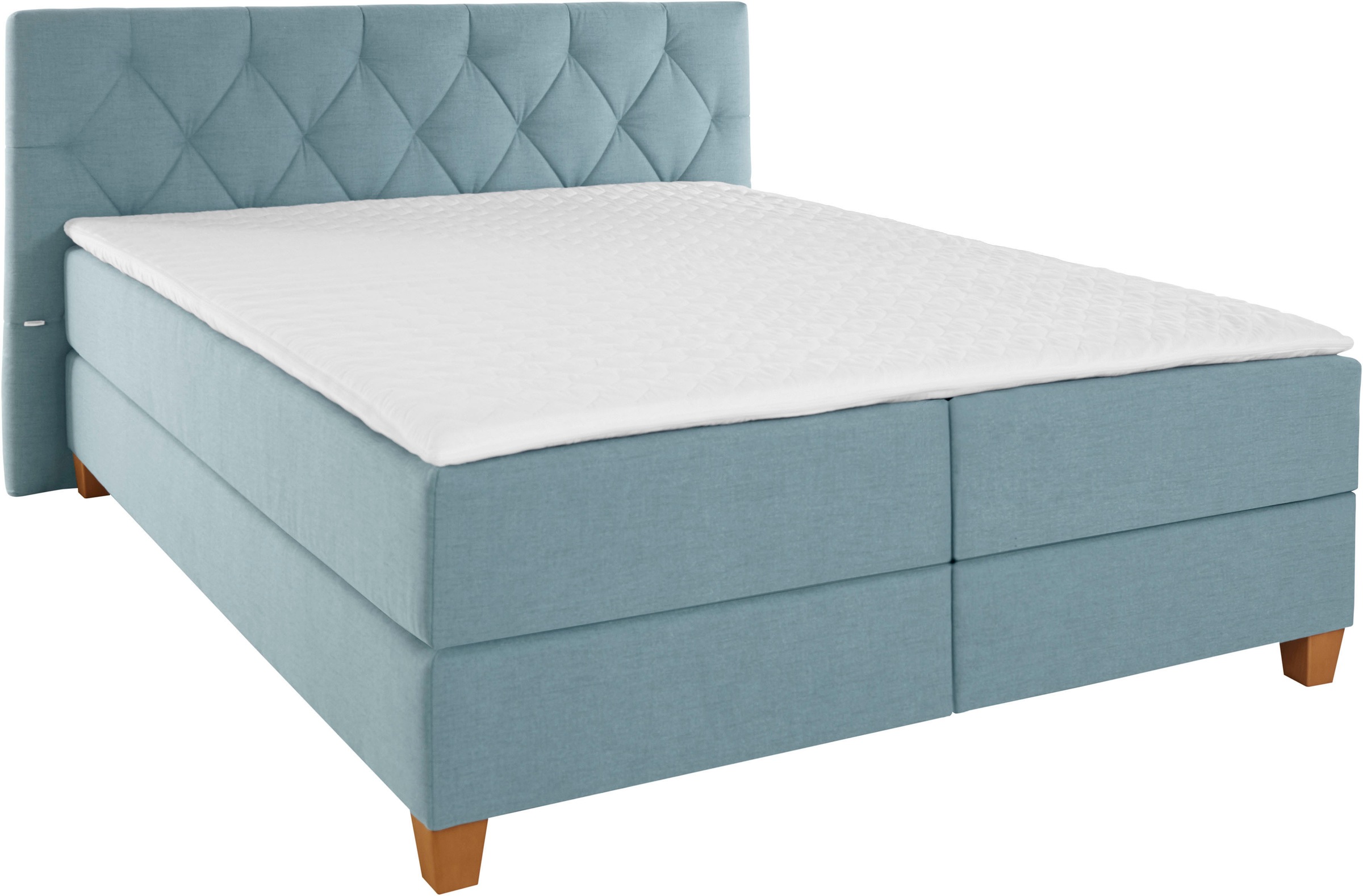 Guido Maria Kretschmer Home&Living Boxspringbett »Harmones«, in 3 Breiten, Härtegrad auch im Mix mit je 1 Matratze in H2 und H3